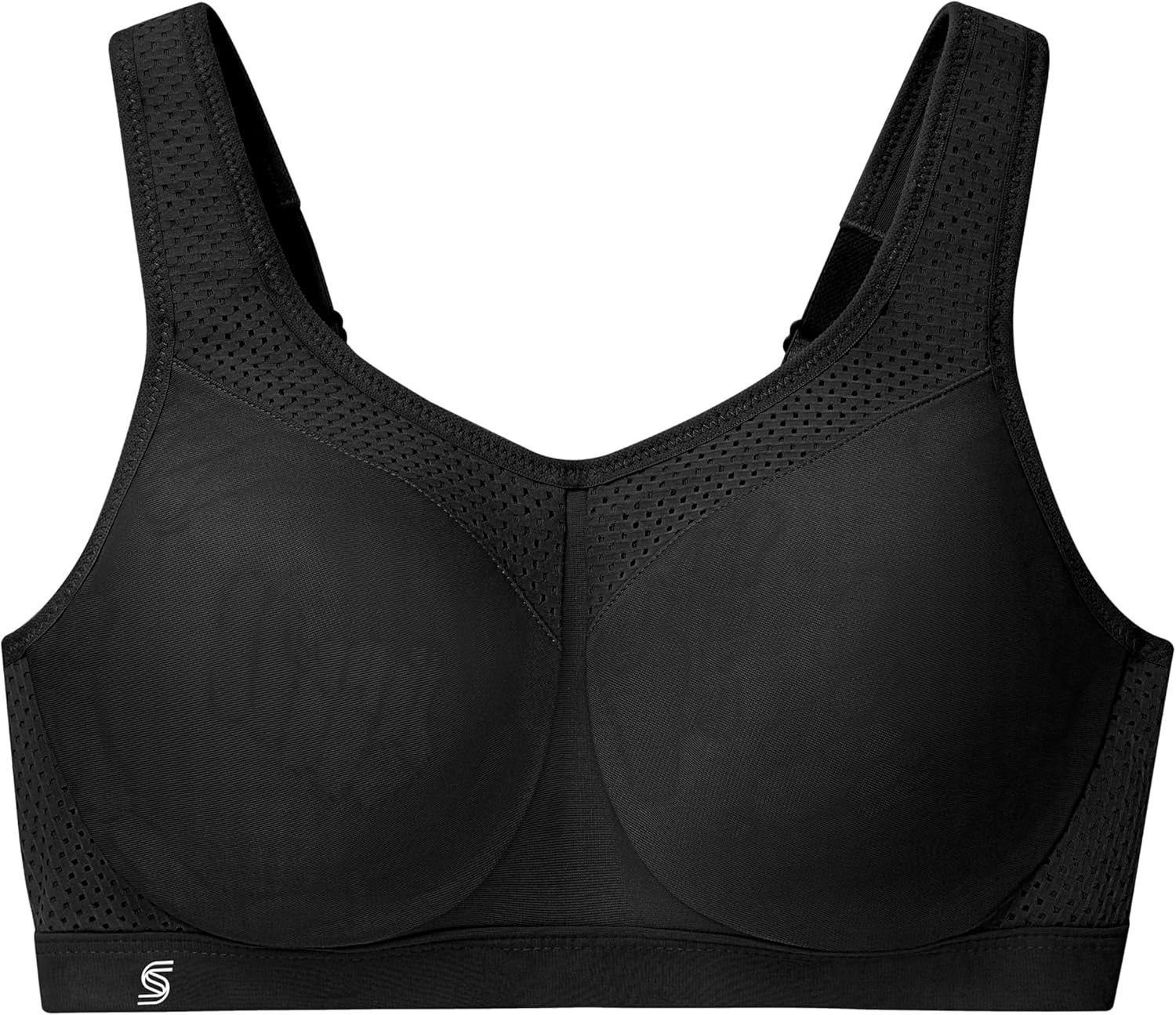 image:imageFull Figure Plus Size High Impact Wonderwire Sports Bra Underwire 9066Black