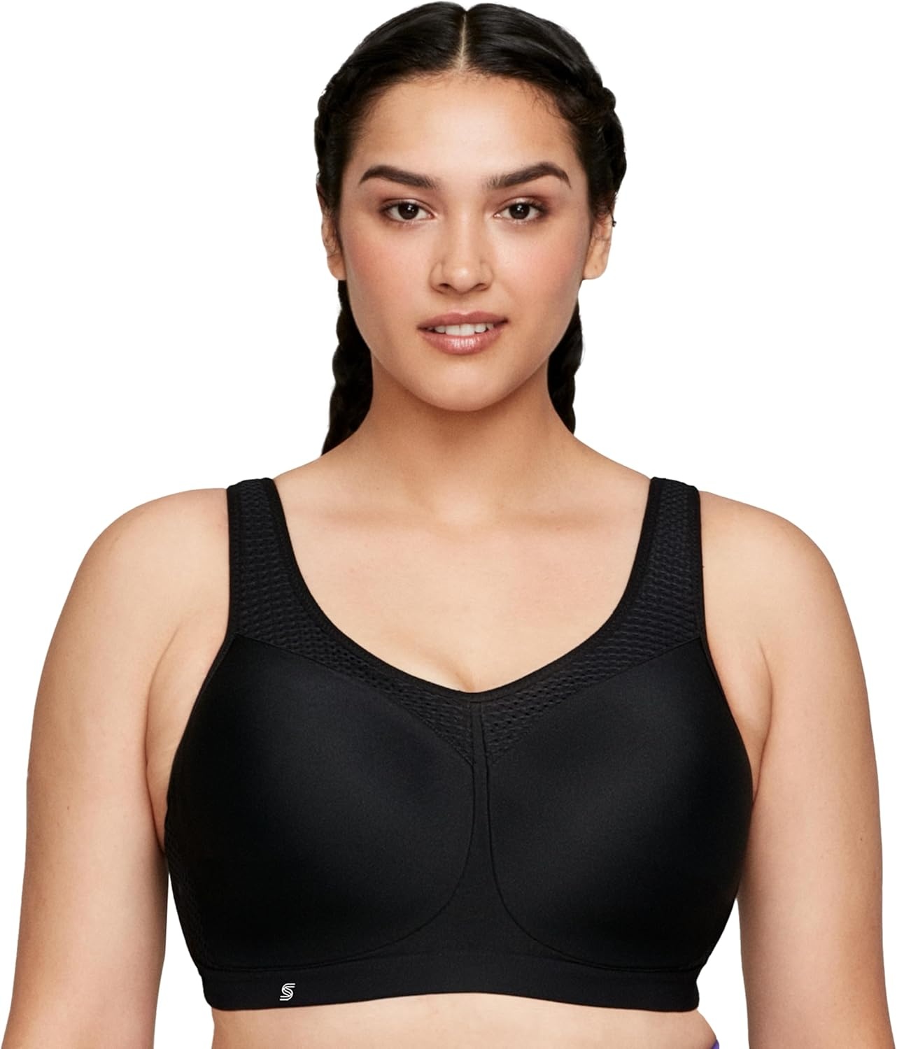 image:imageFull Figure Plus Size High Impact Wonderwire Sports Bra Underwire 9066Black