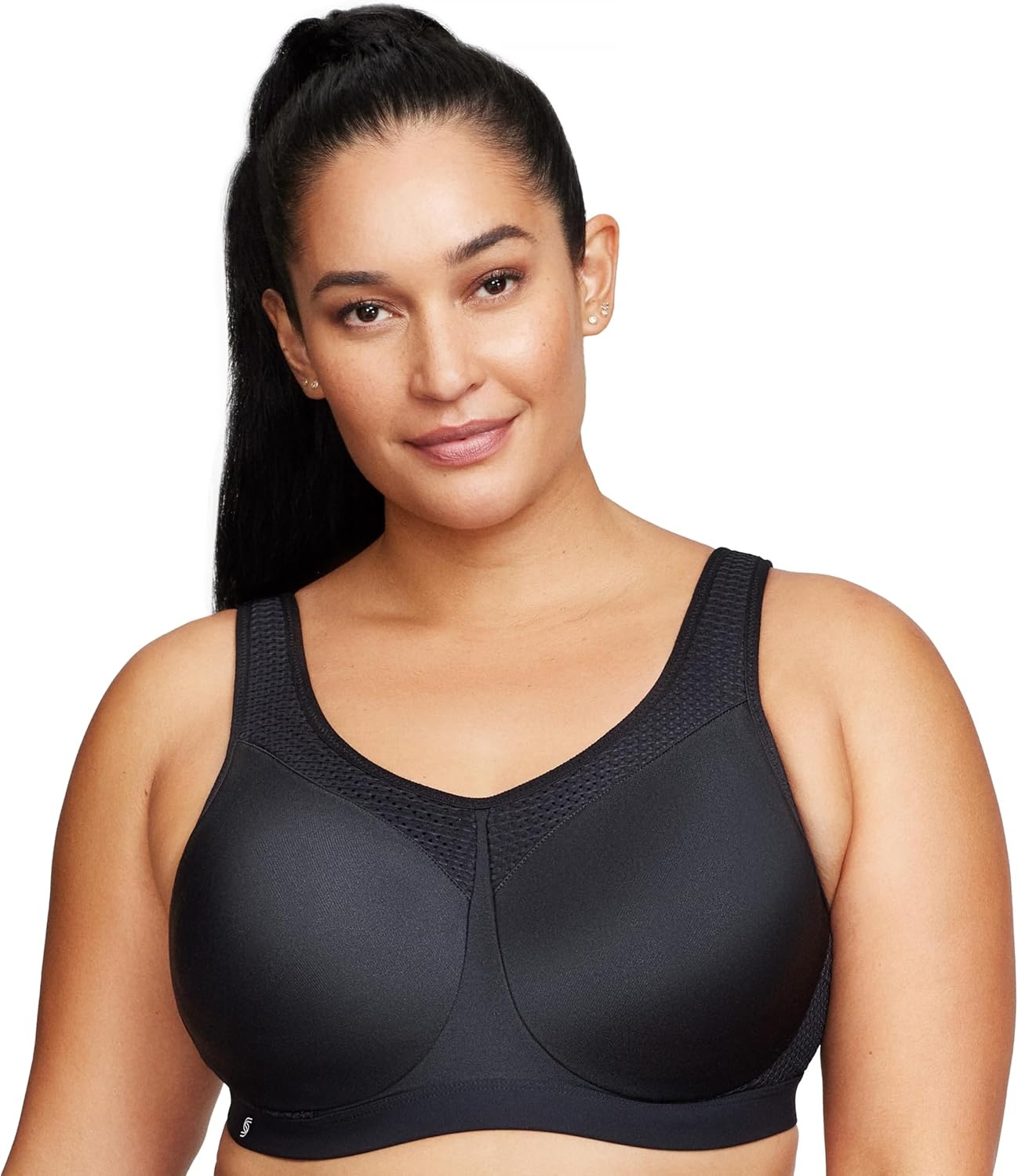 image:imageFull Figure Plus Size High Impact Wonderwire Sports Bra Underwire 9066Black