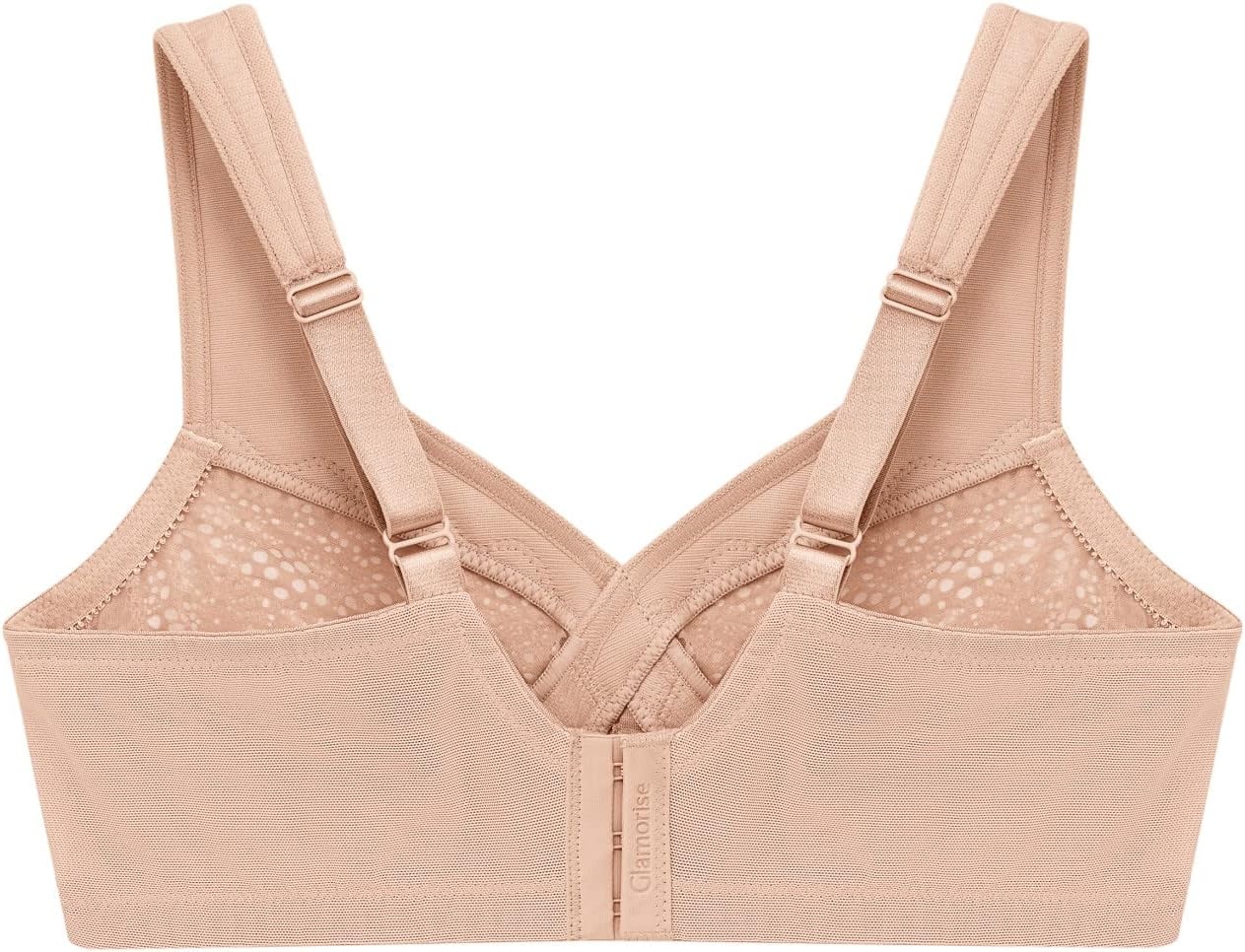 image:imageFull Figure Plus Size MagicLift Moisture Control Bra Wirefree 1064Caf Heather