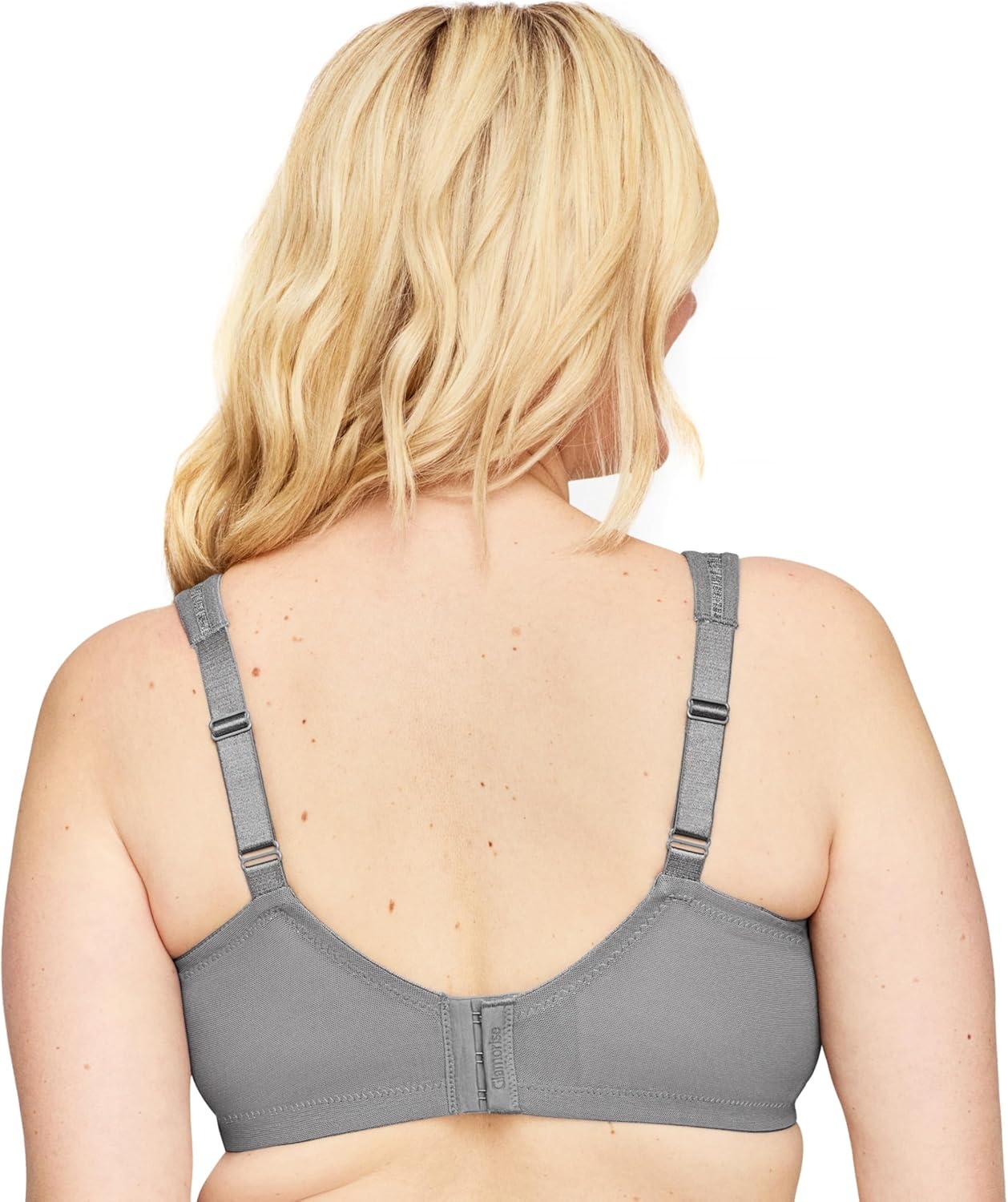 image:imageFull Figure Plus Size MagicLift Moisture Control Bra Wirefree 1064Gray Heather