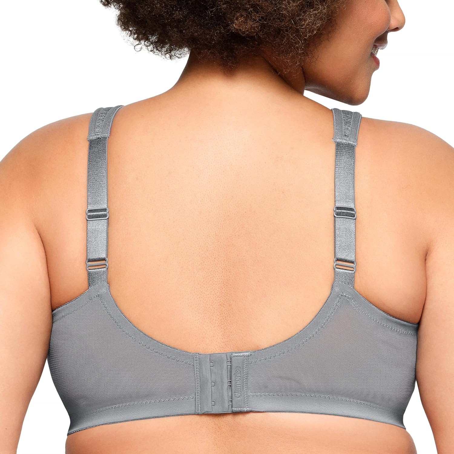 image:imageFull Figure Plus Size MagicLift Moisture Control Bra Wirefree 1064Gray Heather