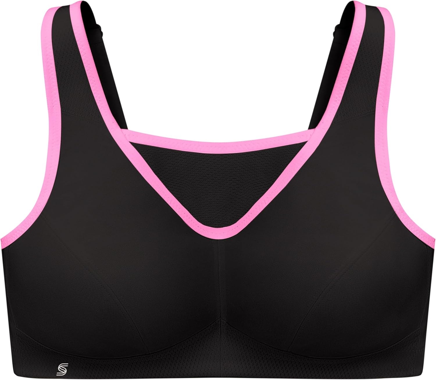 image:imageFull Figure Plus Size NoBounce Camisole Sports Bra Wirefree 1066BlackPink