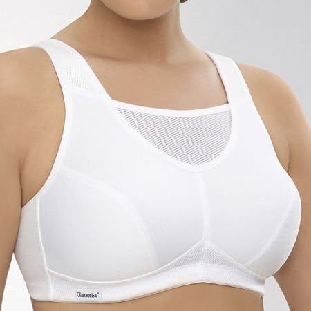 image:imageFull Figure Plus Size NoBounce Camisole Sports Bra Wirefree 1066Malibu Blue