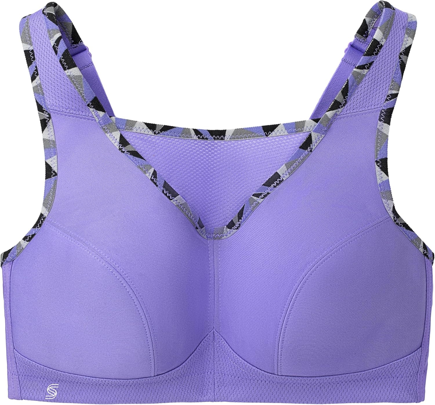image:imageFull Figure Plus Size NoBounce Camisole Sports Bra Wirefree 1066Purple