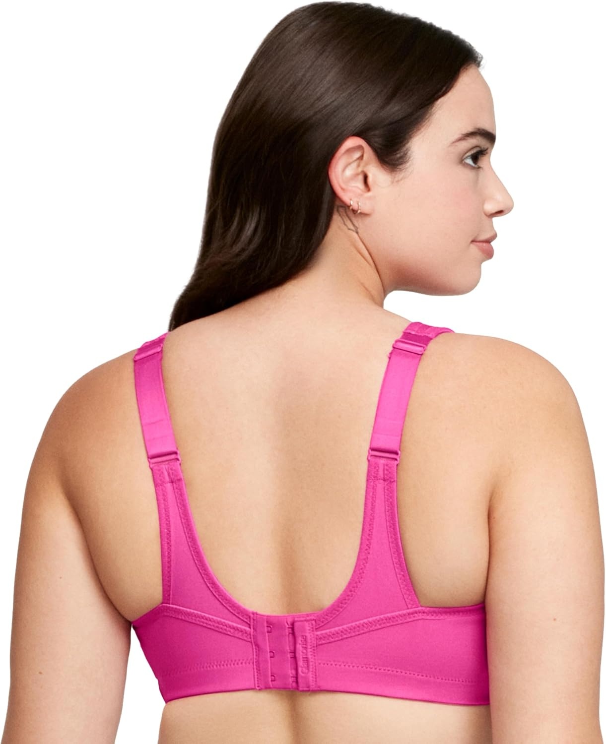 image:imageFull Figure Plus Size NoBounce Camisole Sports Bra Wirefree 1066Rose Violet