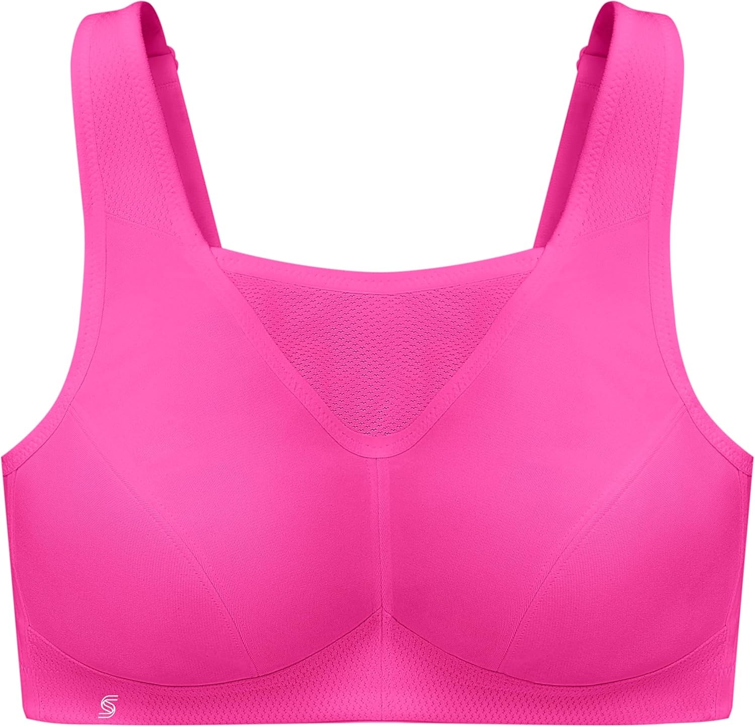 image:imageFull Figure Plus Size NoBounce Camisole Sports Bra Wirefree 1066Rose Violet