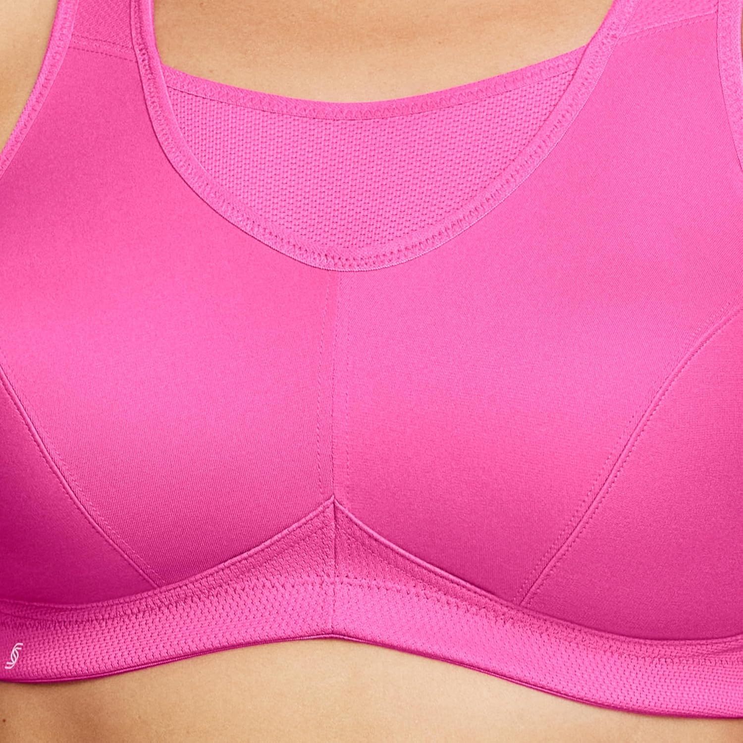 image:imageFull Figure Plus Size NoBounce Camisole Sports Bra Wirefree 1066Rose Violet