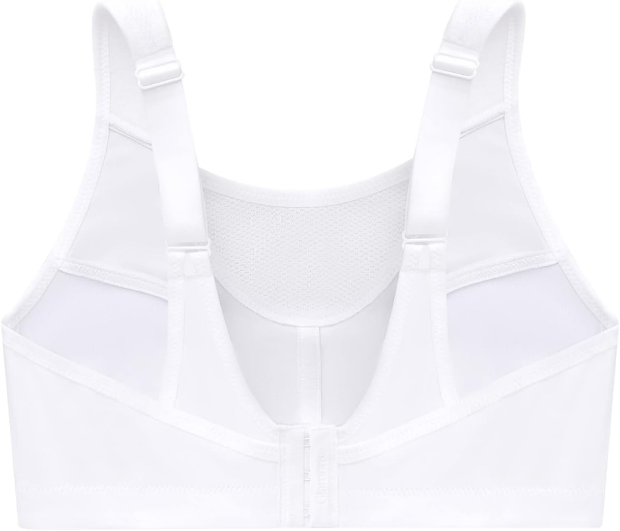 image:imageFull Figure Plus Size NoBounce Camisole Sports Bra Wirefree 1066White