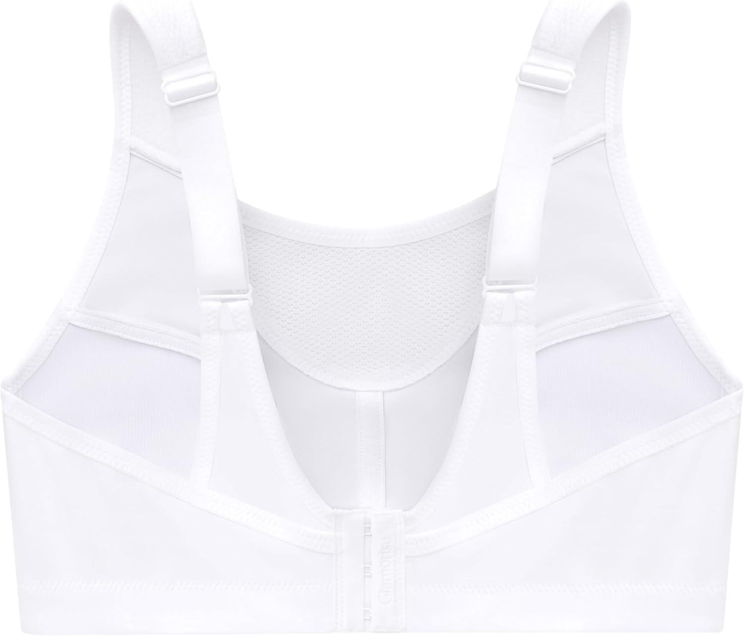 image:imageFull Figure Plus Size NoBounce Camisole Sports Bra Wirefree 1066White