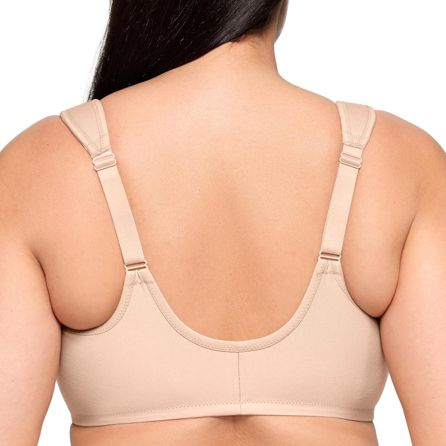 image:imageGlamorise Full Figure Plus Size FrontClosure Cotton Wonderwire Bra Underwire 1241Caf