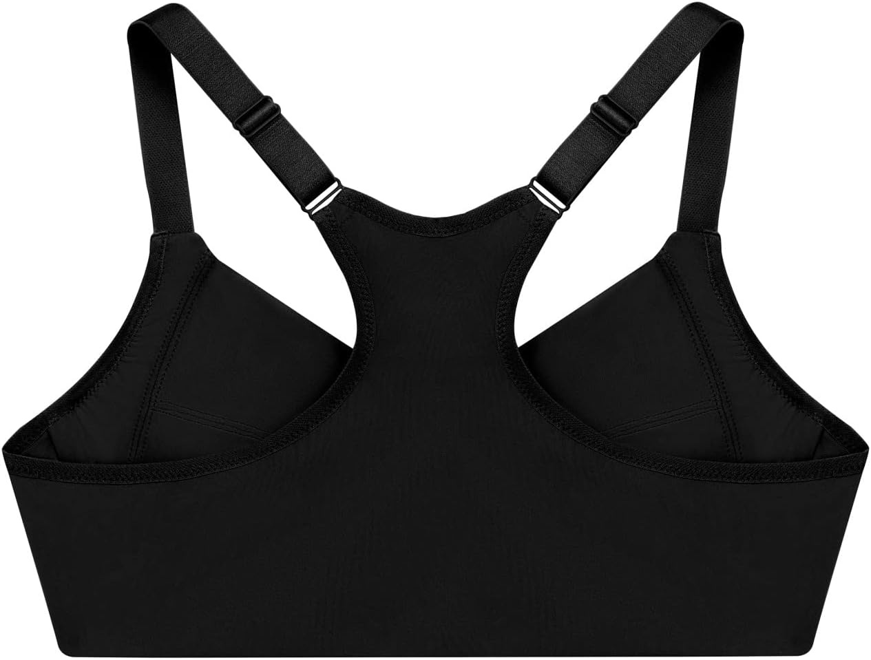image:imageGlamorise Full Figure Plus Size FrontClosure Smoothing Wonderwire Bra Underwire 1247Black