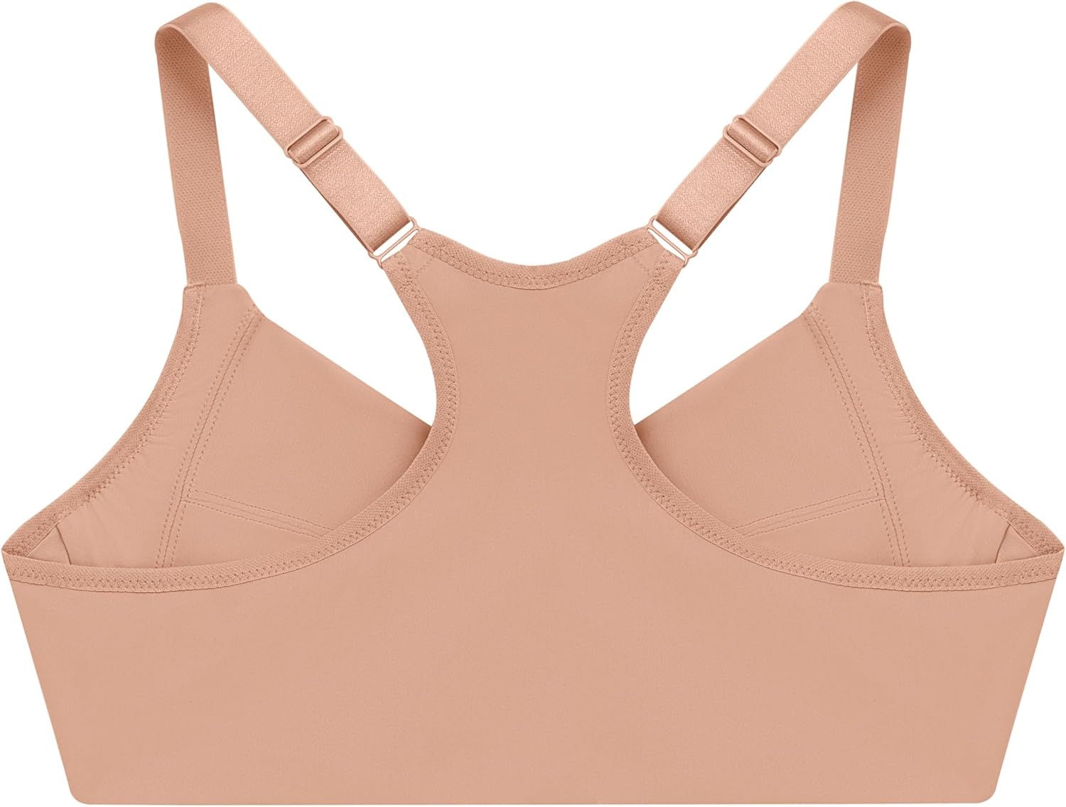 image:imageGlamorise Full Figure Plus Size FrontClosure Smoothing Wonderwire Bra Underwire 1247Cappuccino