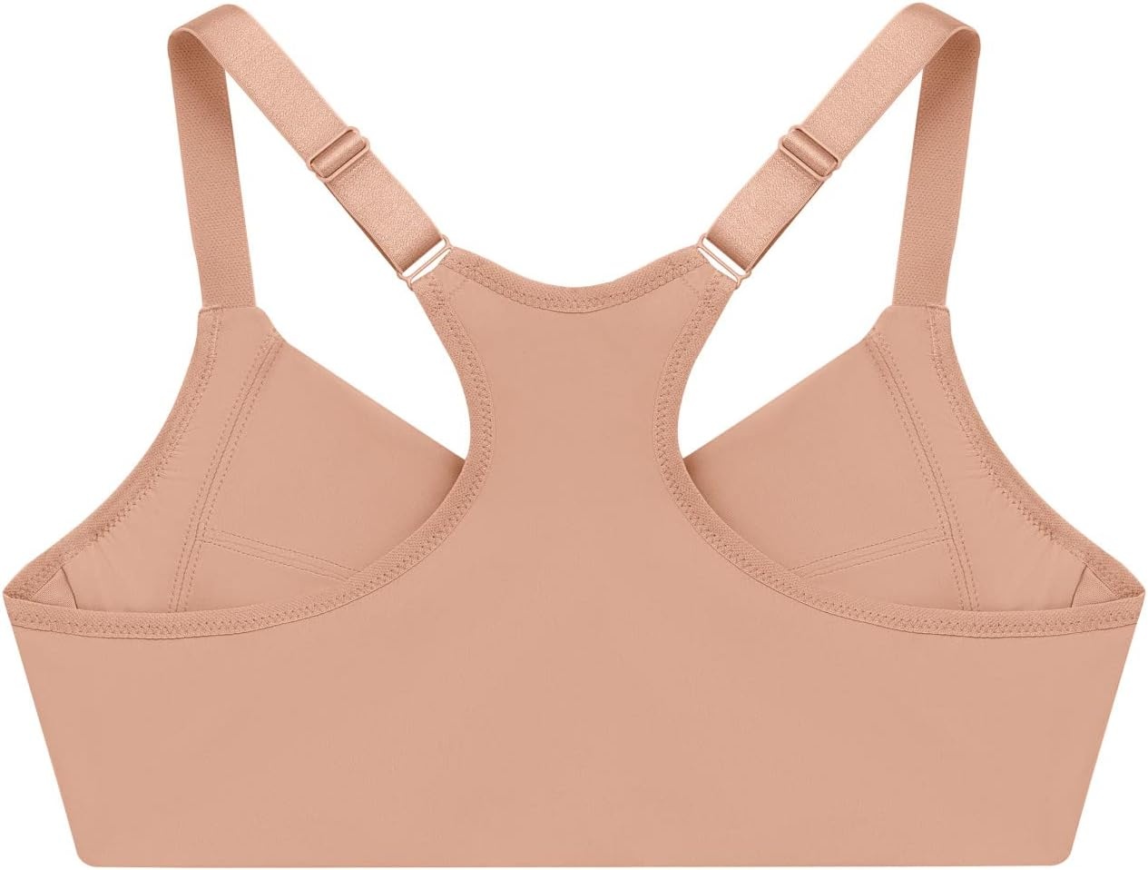 image:imageGlamorise Full Figure Plus Size FrontClosure Smoothing Wonderwire Bra Underwire 1247Cappuccino