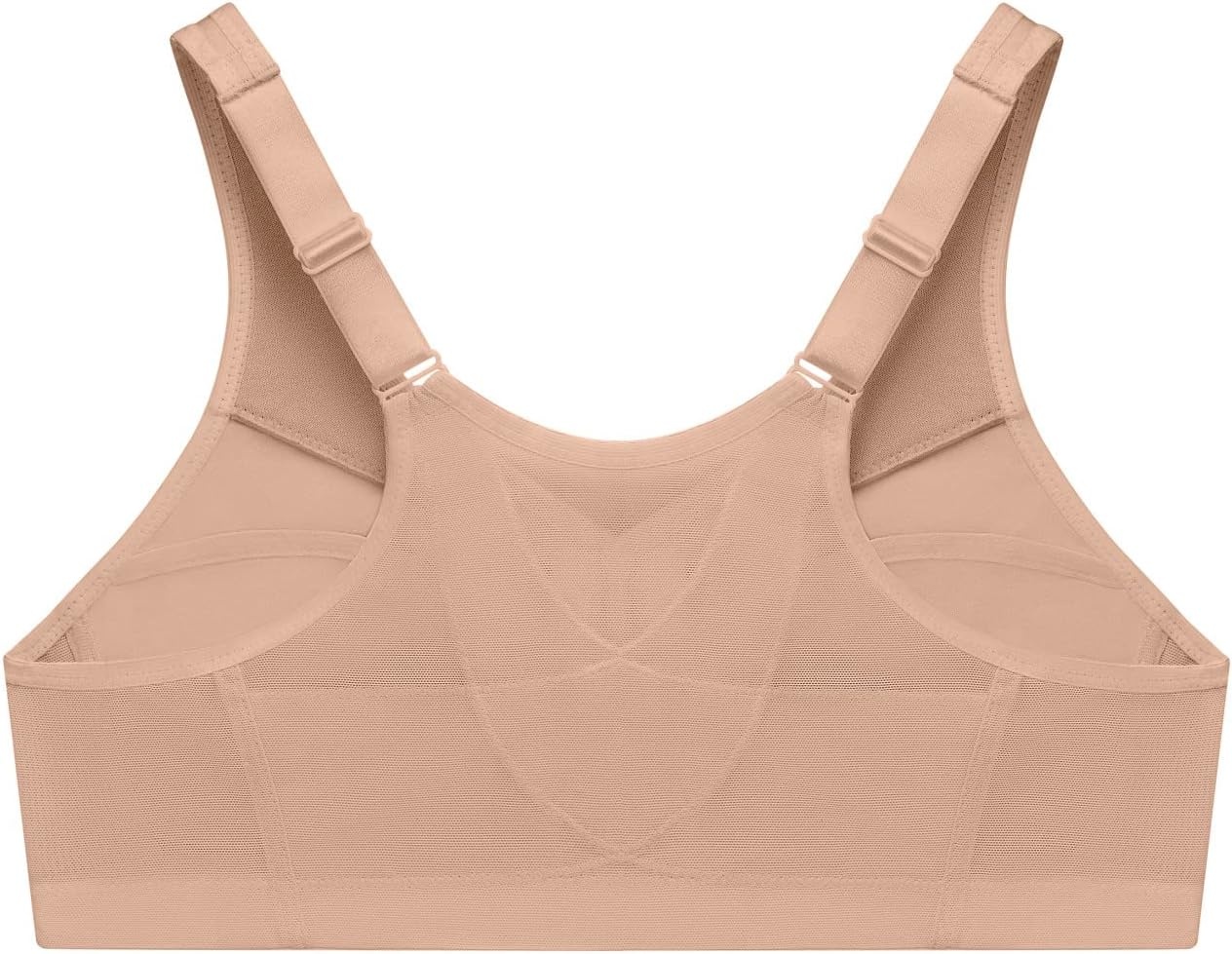 image:imageGlamorise Full Figure Plus Size MagicLift FrontClosure Posture Back Bra Wirefree 1265Caf