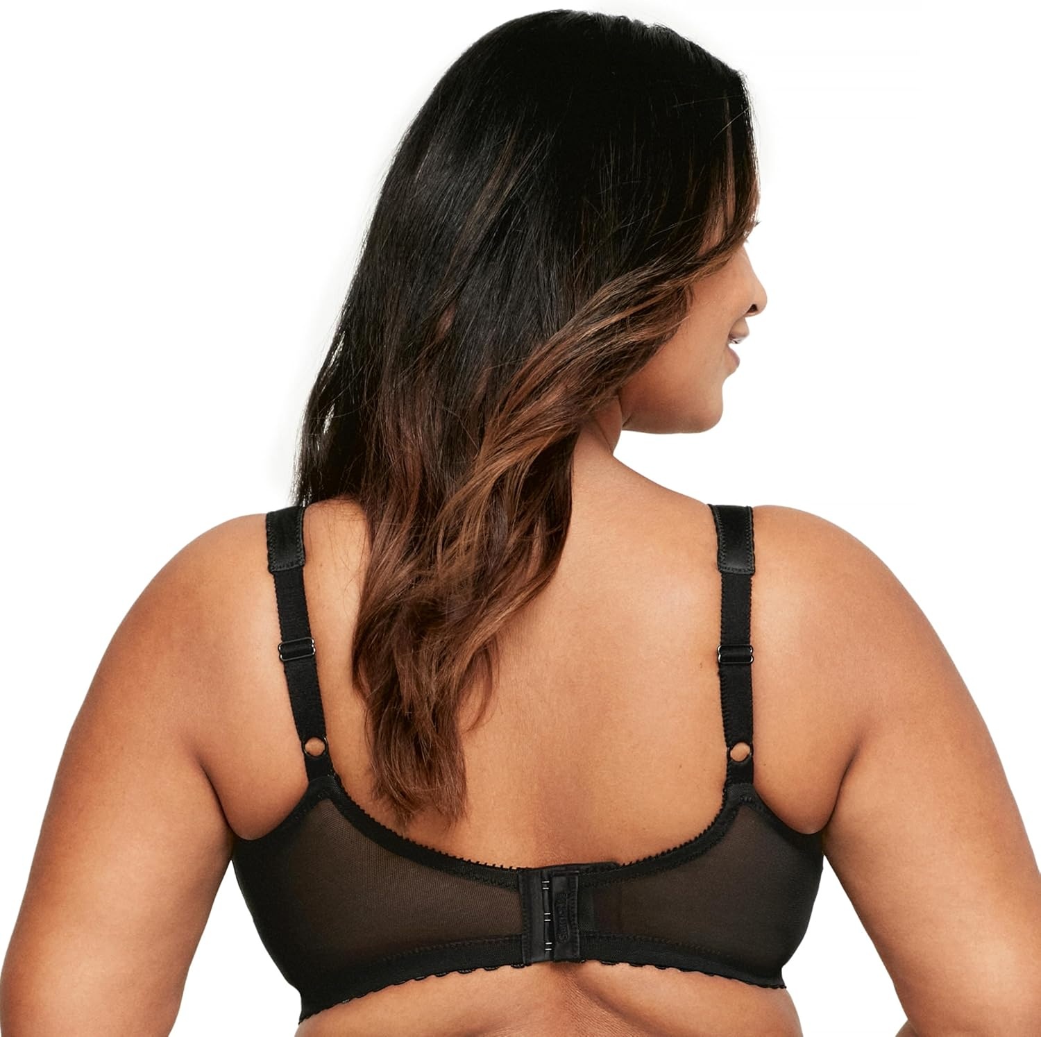 image:imageGlamorise Full Figure Plus Size MagicLift Original Support Bra Wirefree 1000Black