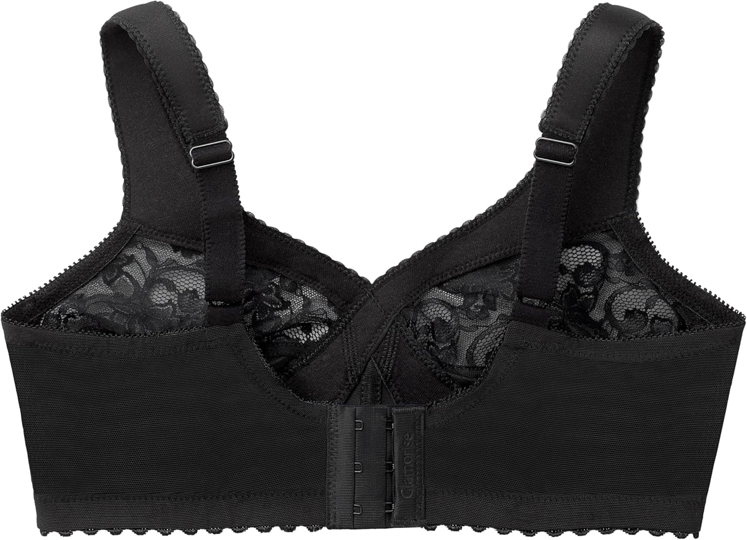 image:imageGlamorise Full Figure Plus Size MagicLift Original Support Bra Wirefree 1000Black