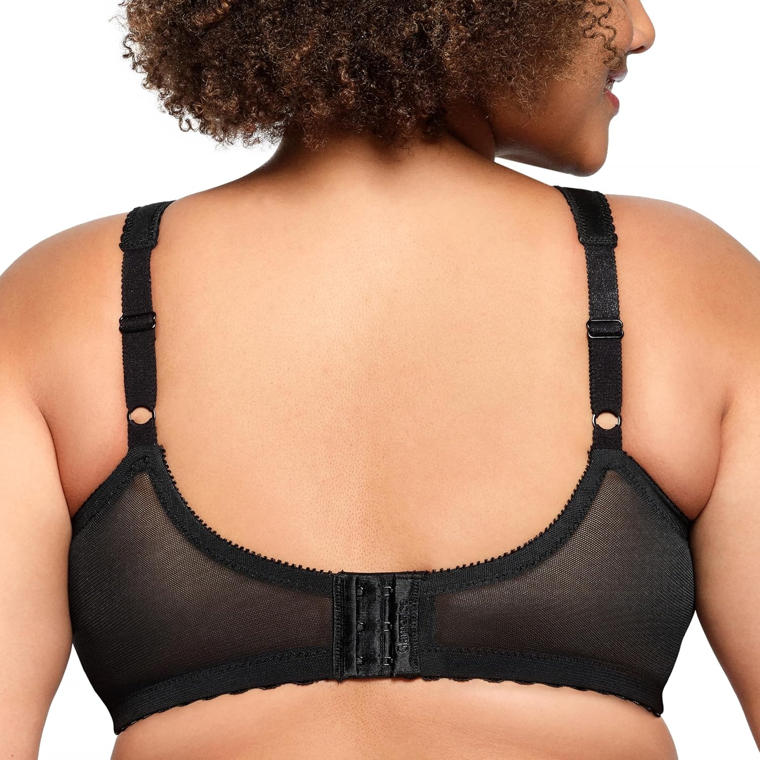 image:imageGlamorise Full Figure Plus Size MagicLift Original Support Bra Wirefree 1000Black