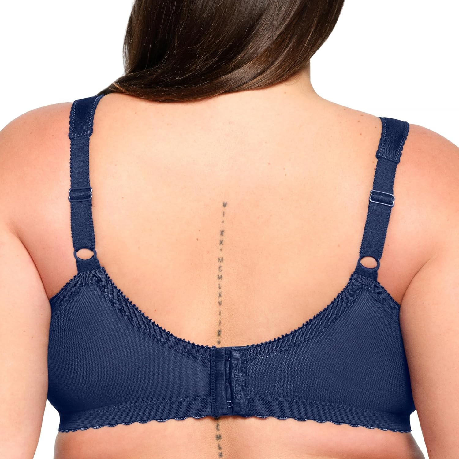 image:imageGlamorise Full Figure Plus Size MagicLift Original Support Bra Wirefree 1000Blue