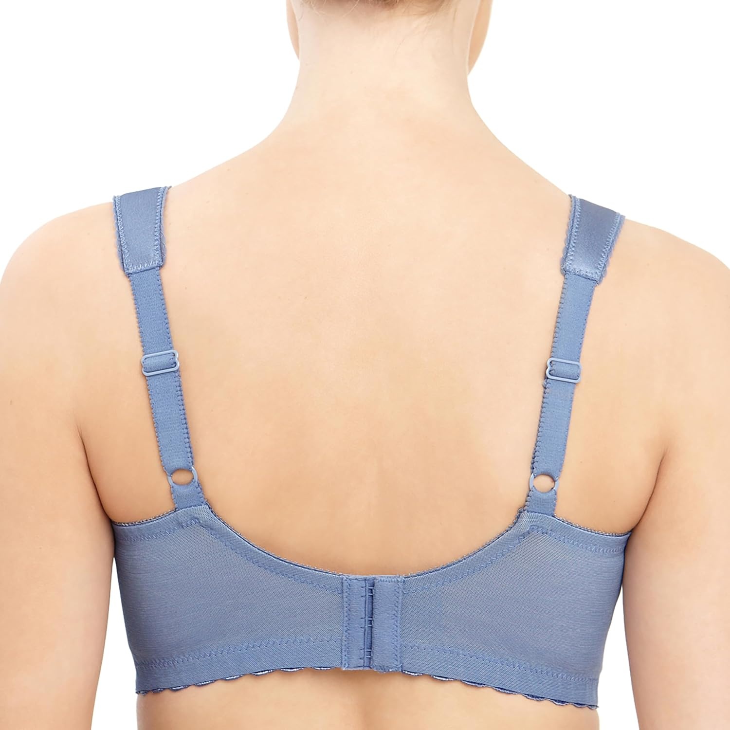image:imageGlamorise Full Figure Plus Size MagicLift Original Support Bra Wirefree 1000Blue Ice