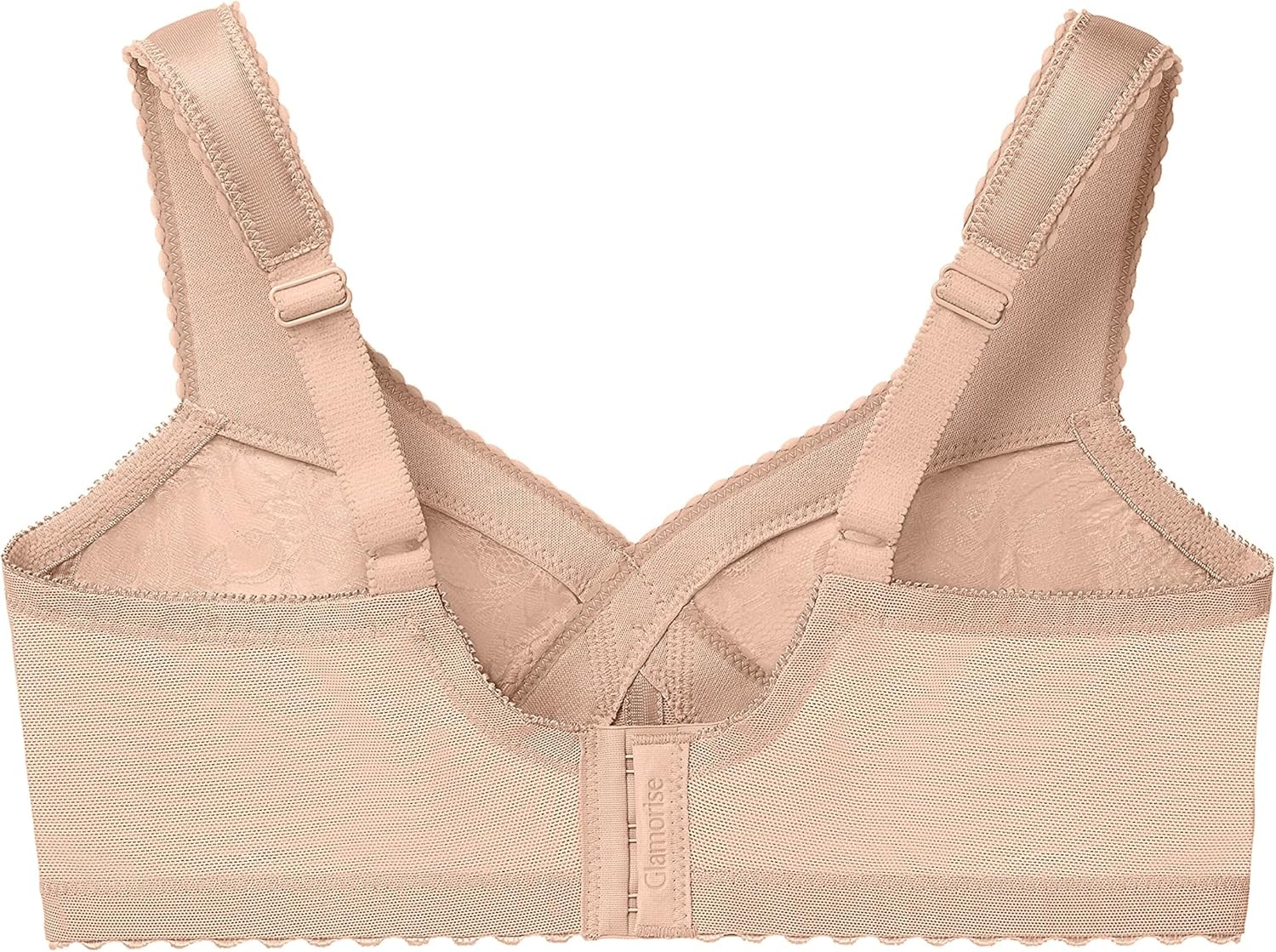 image:imageGlamorise Full Figure Plus Size MagicLift Original Support Bra Wirefree 1000Blush