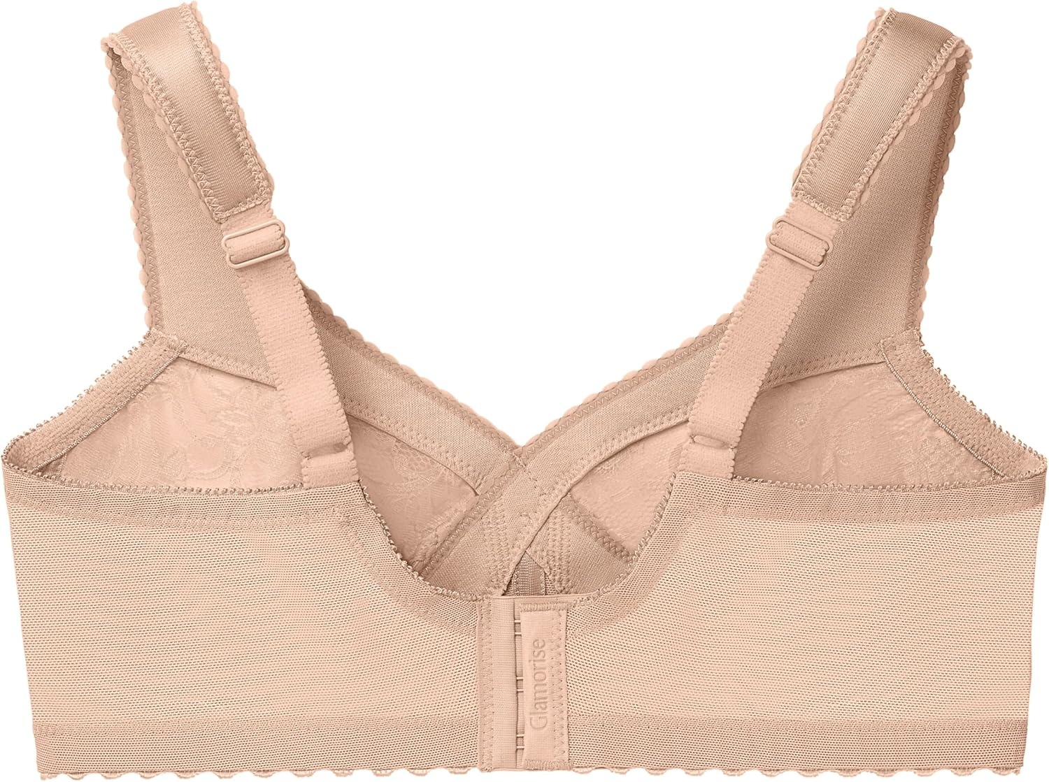 image:imageGlamorise Full Figure Plus Size MagicLift Original Support Bra Wirefree 1000Blush