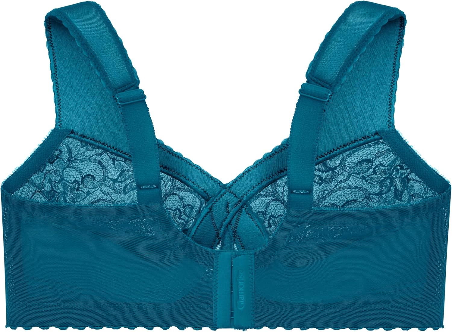 image:imageGlamorise Full Figure Plus Size MagicLift Original Support Bra Wirefree 1000Dark Teal