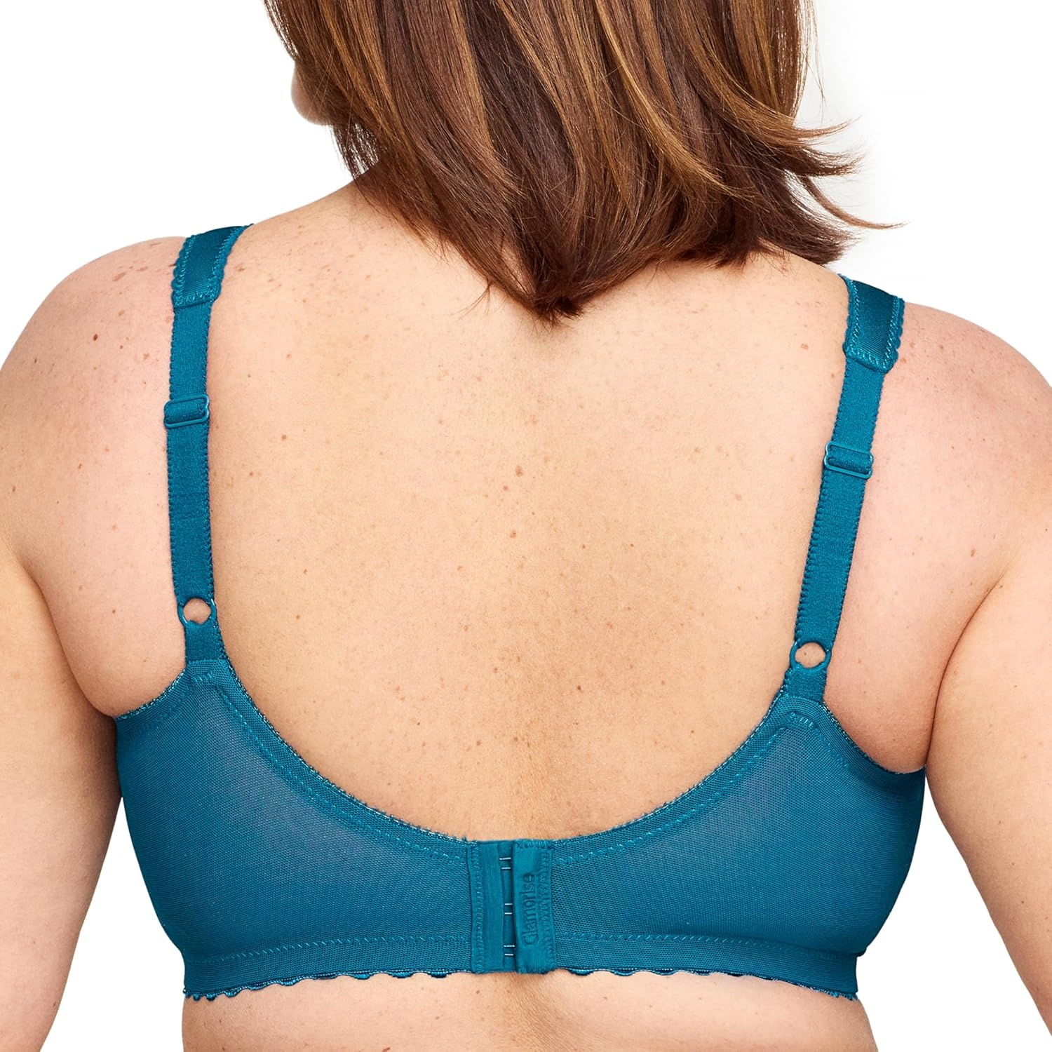 image:imageGlamorise Full Figure Plus Size MagicLift Original Support Bra Wirefree 1000Dark Teal