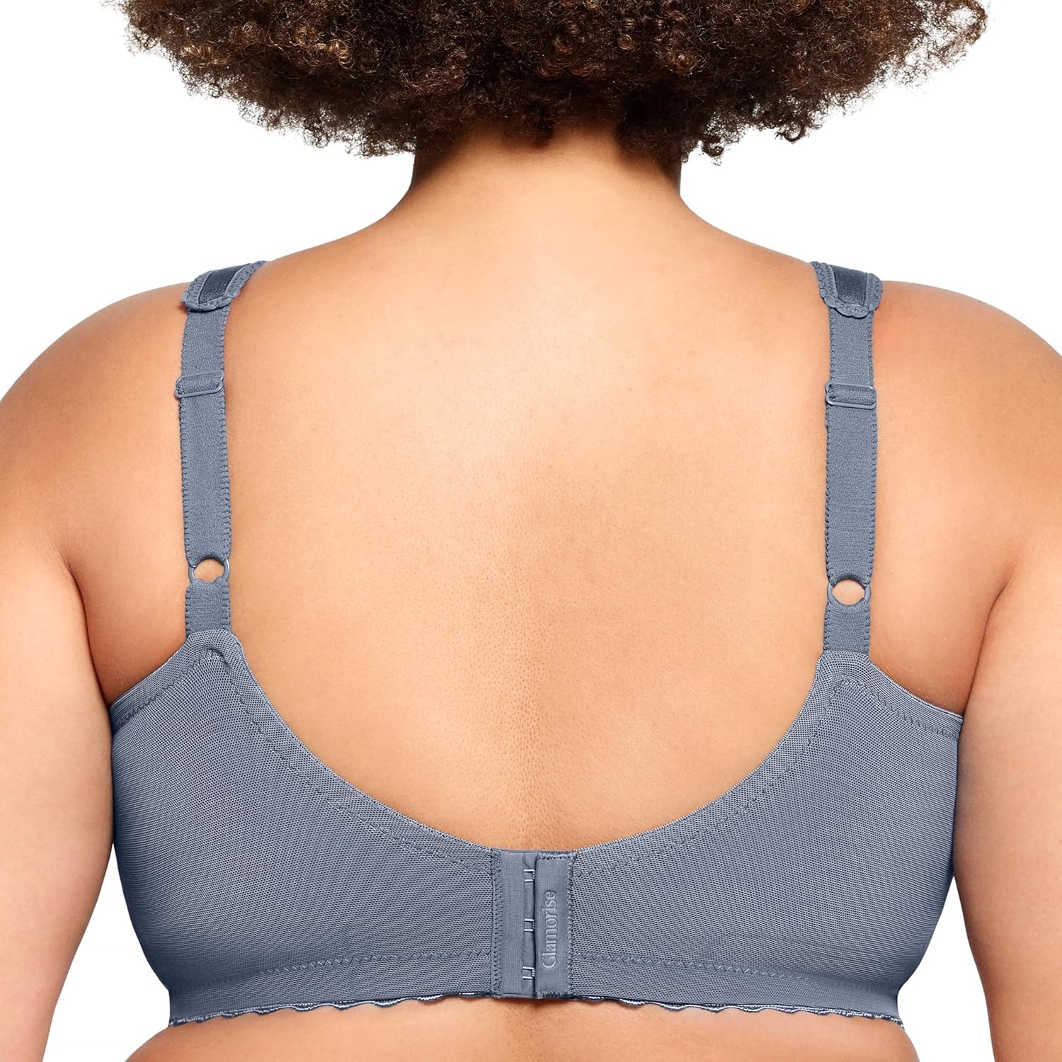 image:imageGlamorise Full Figure Plus Size MagicLift Original Support Bra Wirefree 1000Folkstone Gray