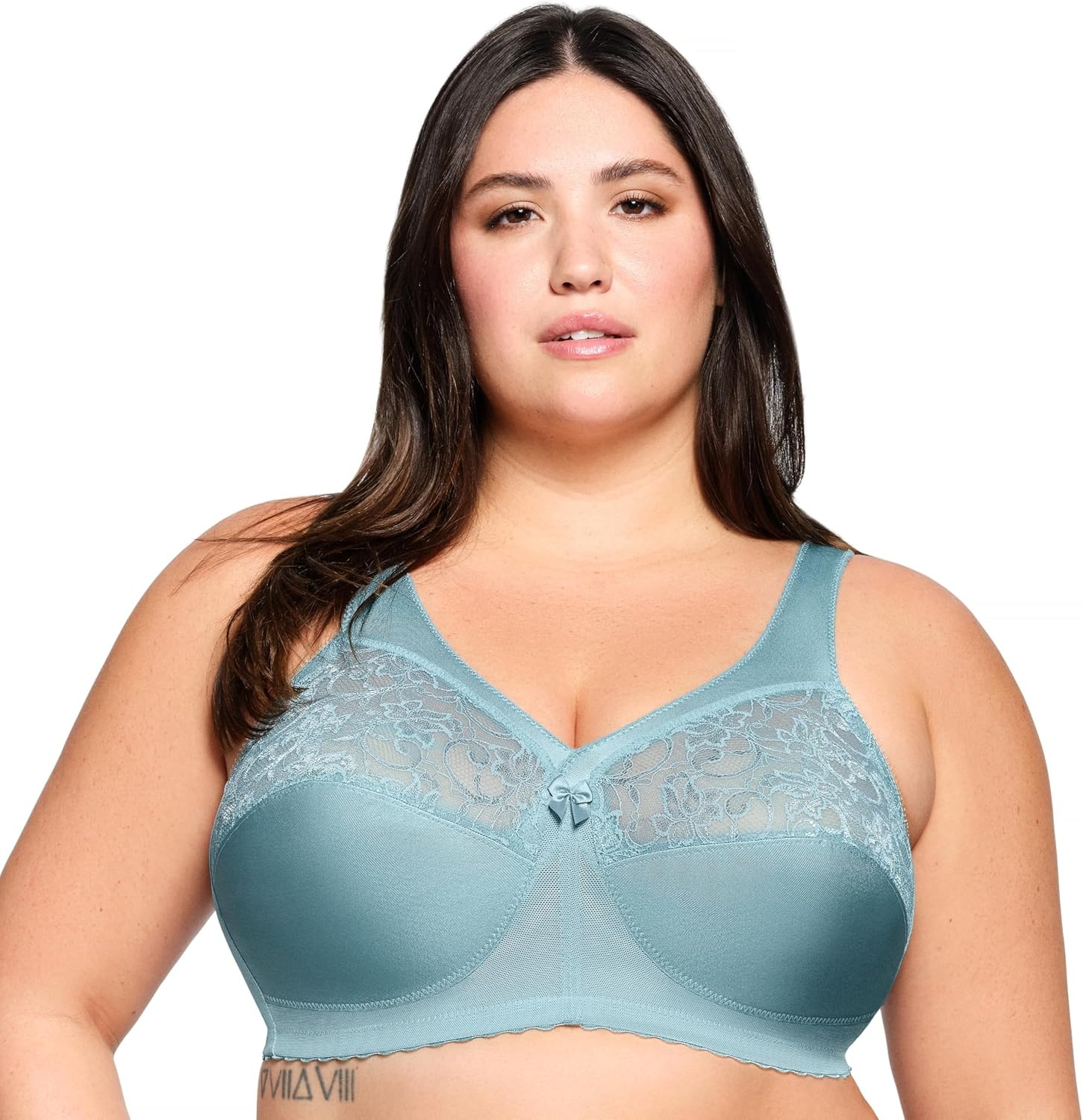 image:imageGlamorise Full Figure Plus Size MagicLift Original Support Bra Wirefree 1000Glacier