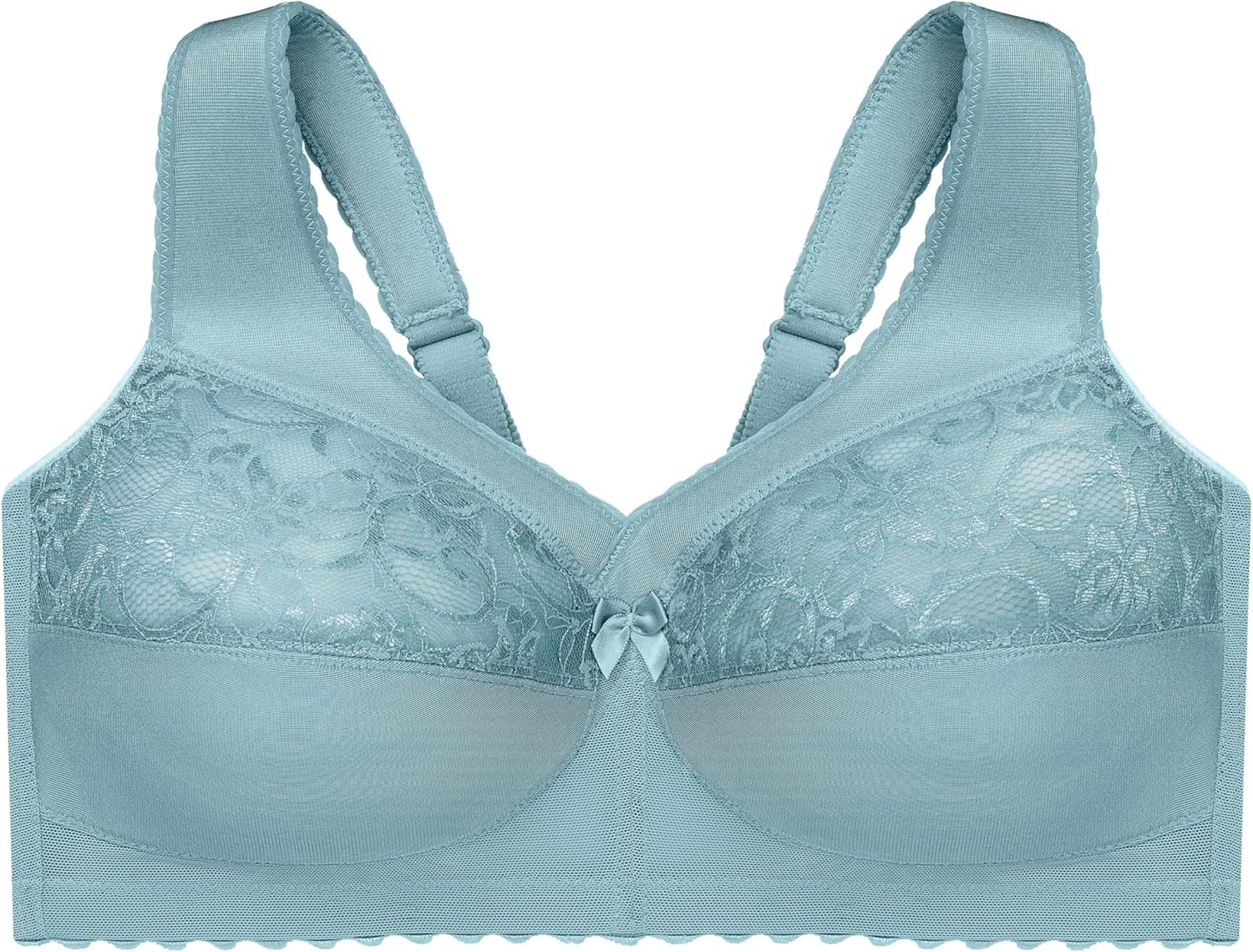 image:imageGlamorise Full Figure Plus Size MagicLift Original Support Bra Wirefree 1000Glacier