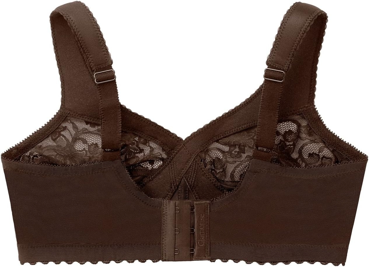 image:imageGlamorise Full Figure Plus Size MagicLift Original Support Bra Wirefree 1000Mocha