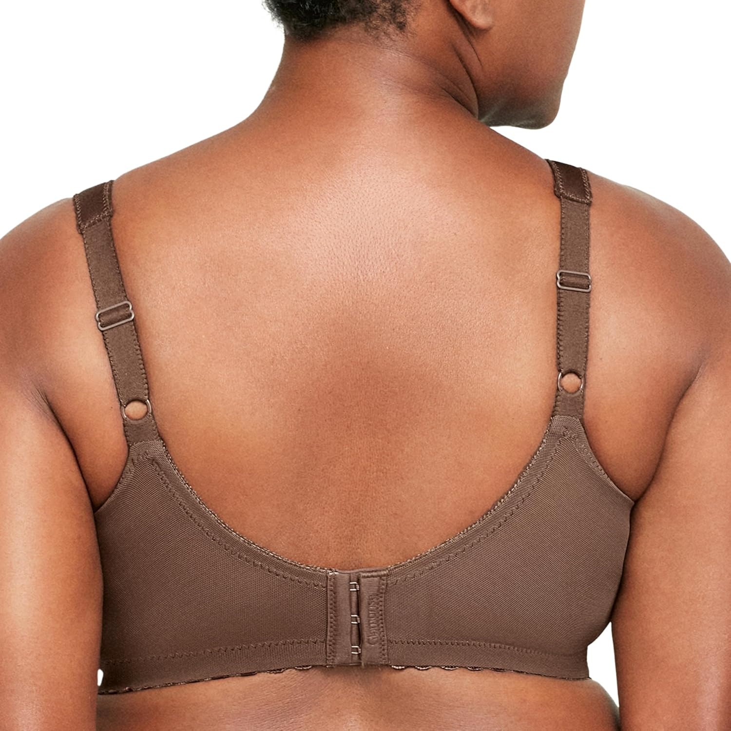 image:imageGlamorise Full Figure Plus Size MagicLift Original Support Bra Wirefree 1000Mocha