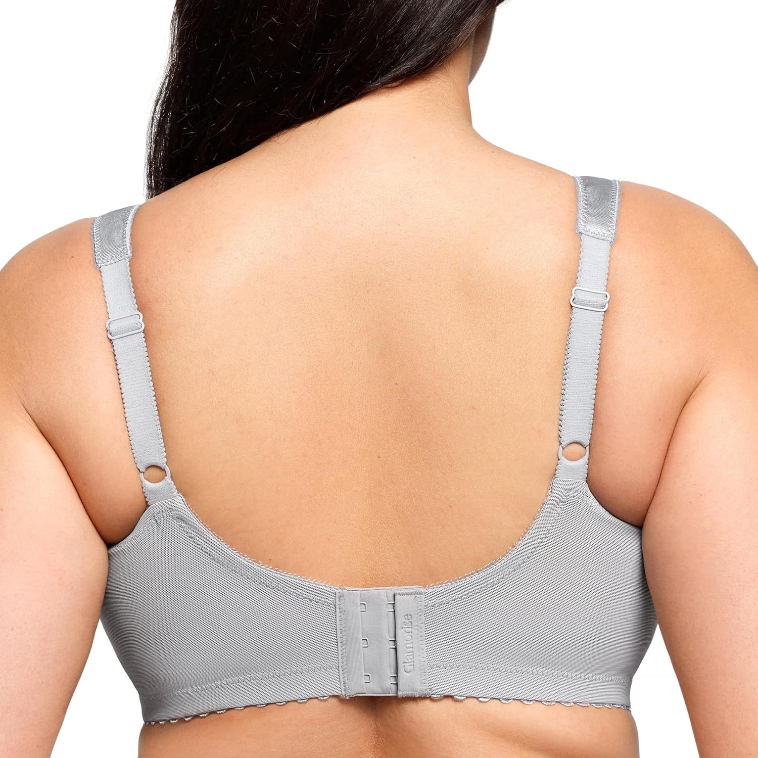 image:imageGlamorise Full Figure Plus Size MagicLift Original Support Bra Wirefree 1000Soft Gray