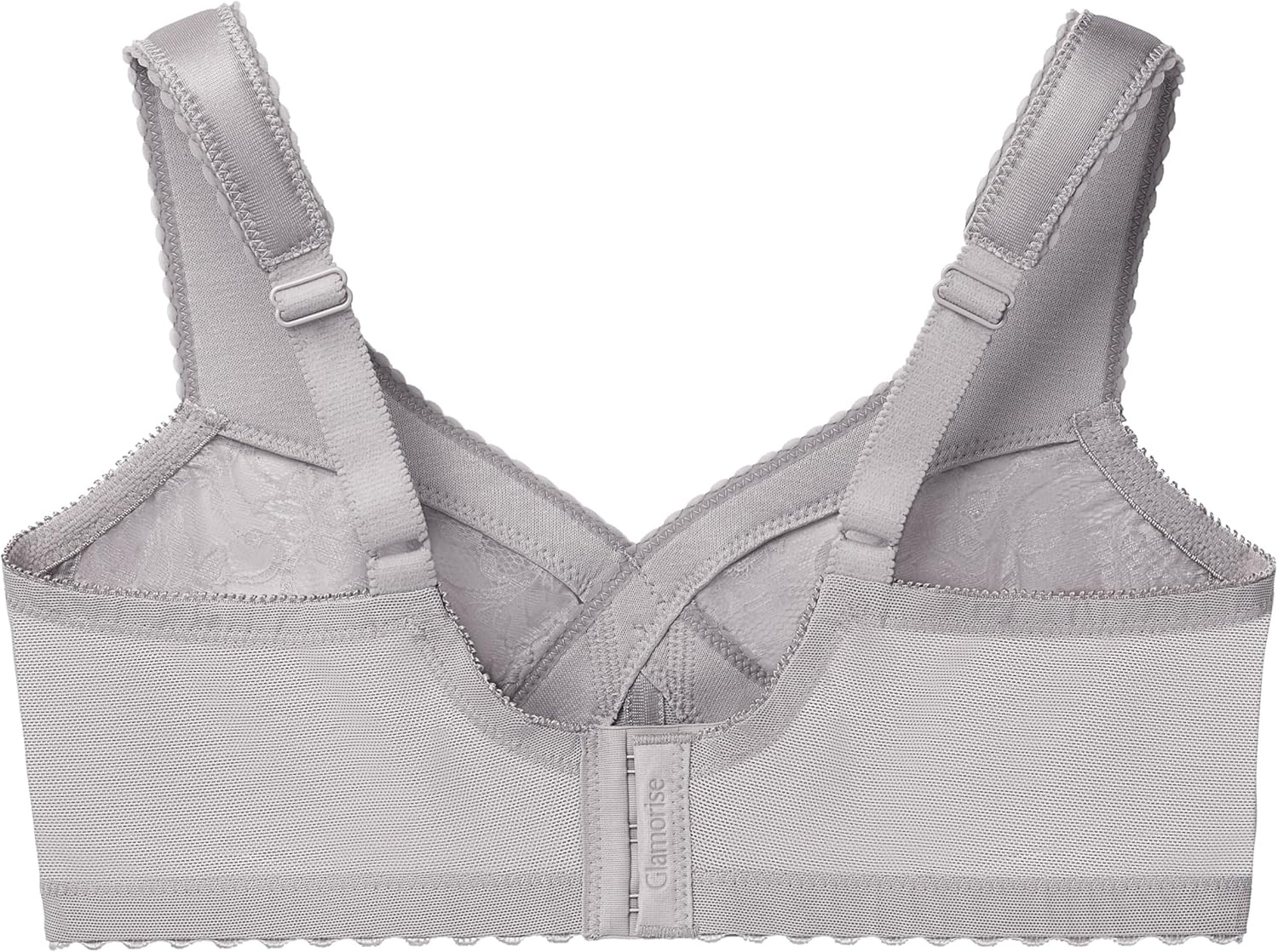 image:imageGlamorise Full Figure Plus Size MagicLift Original Support Bra Wirefree 1000Soft Gray