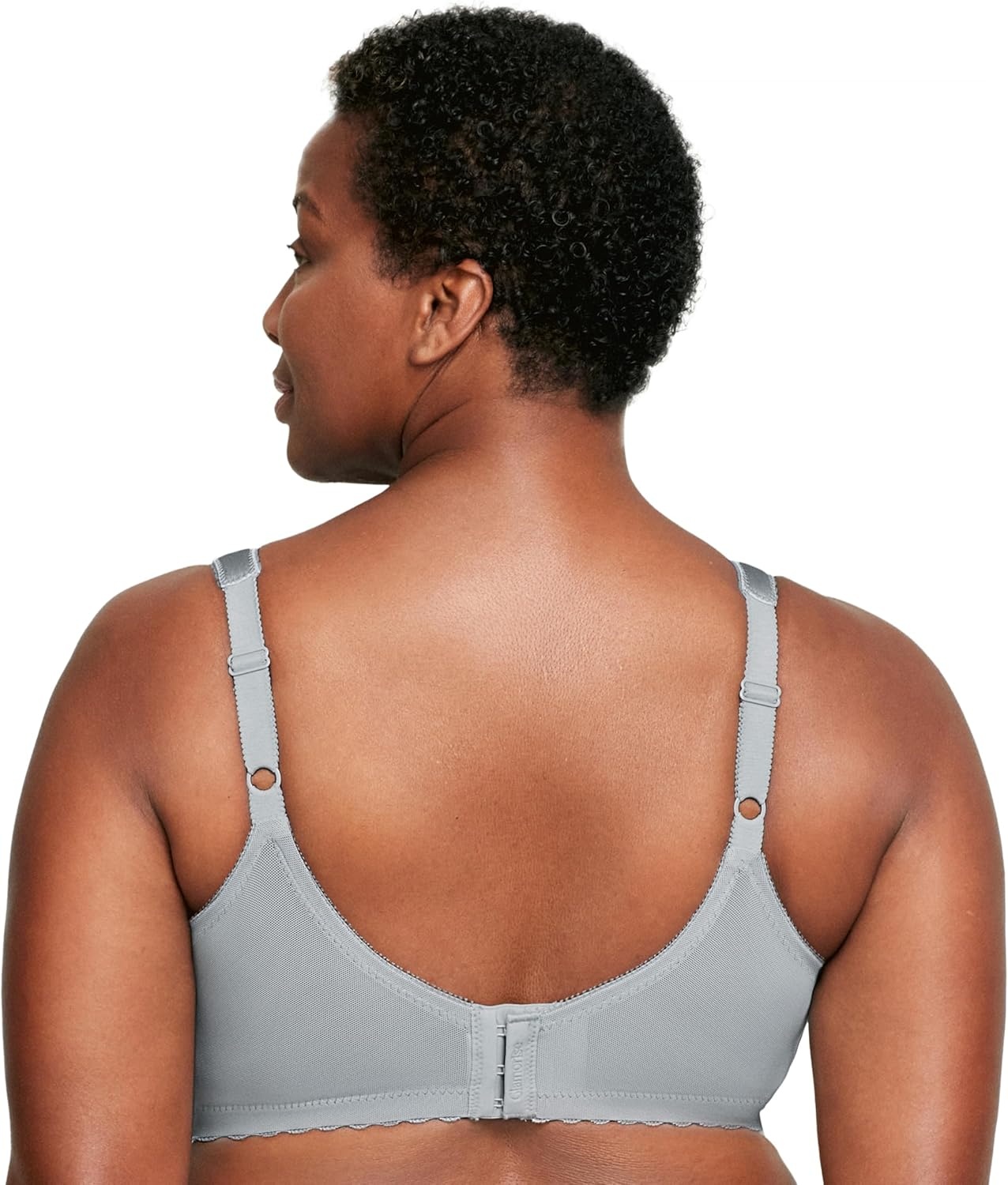 image:imageGlamorise Full Figure Plus Size MagicLift Original Support Bra Wirefree 1000Soft Gray