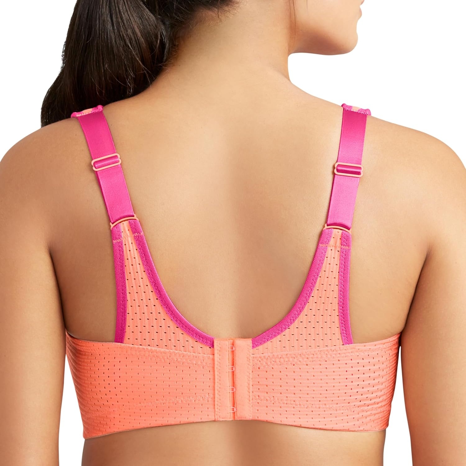 image:imageGlamorise Womens DoubleLayer CustomControl Sport BraOrangePink