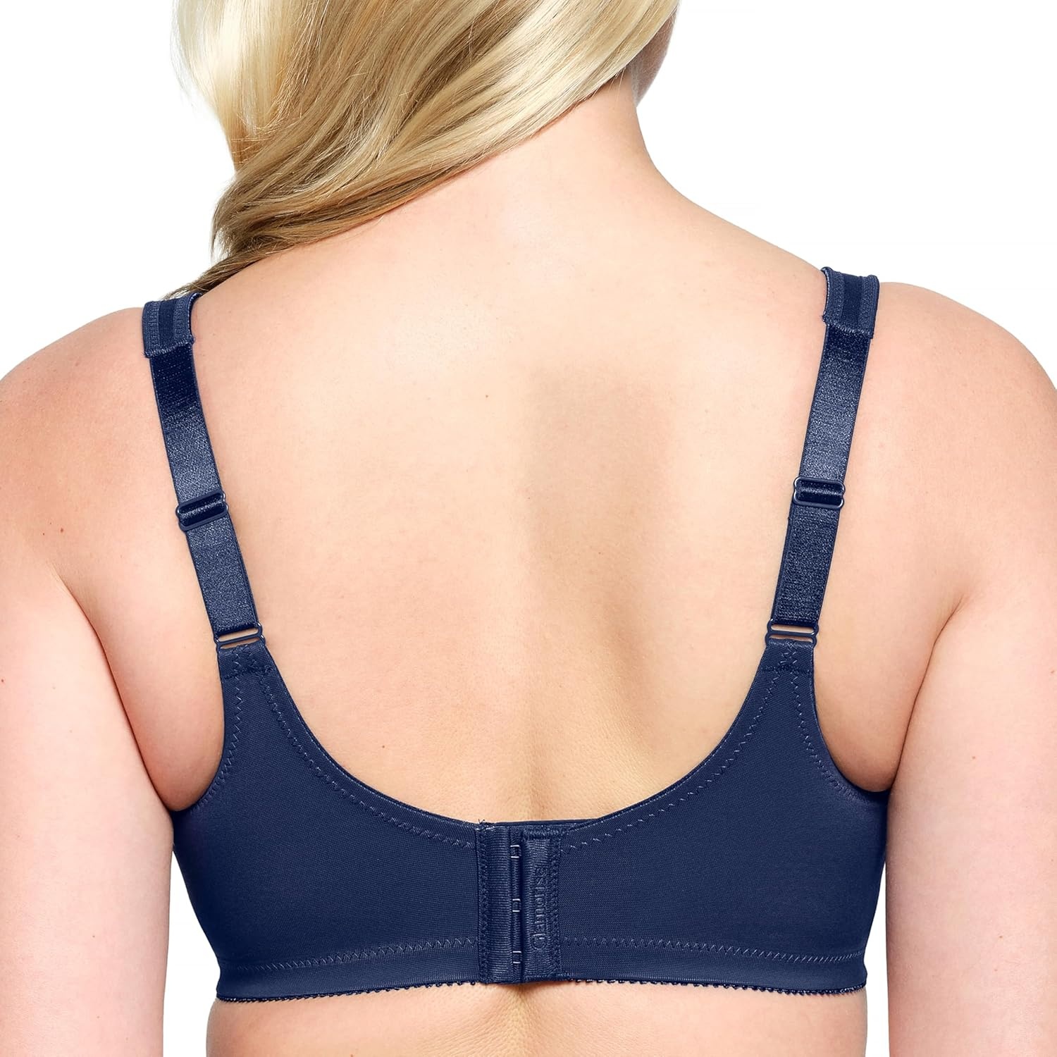 image:imageGlamorise Womens Full Figure Wirefree Minimizer Support Bra 1003Blue