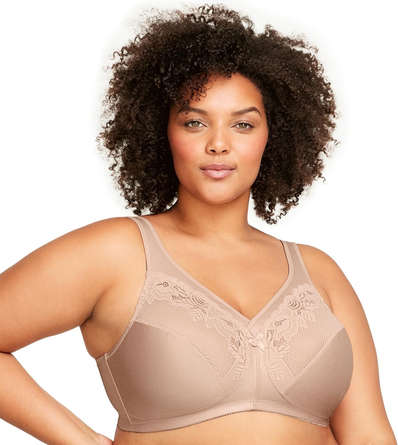 image:imageGlamorise Womens Full Figure Wirefree Minimizer Support Bra 1003Caf