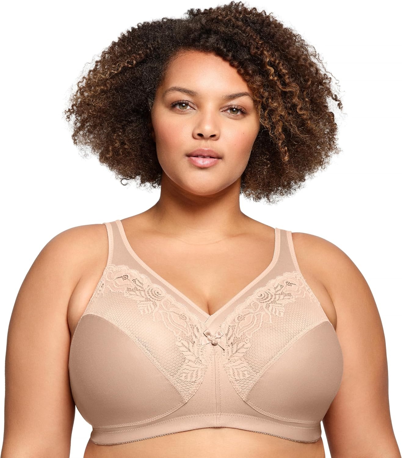 image:imageGlamorise Womens Full Figure Wirefree Minimizer Support Bra 1003Caf