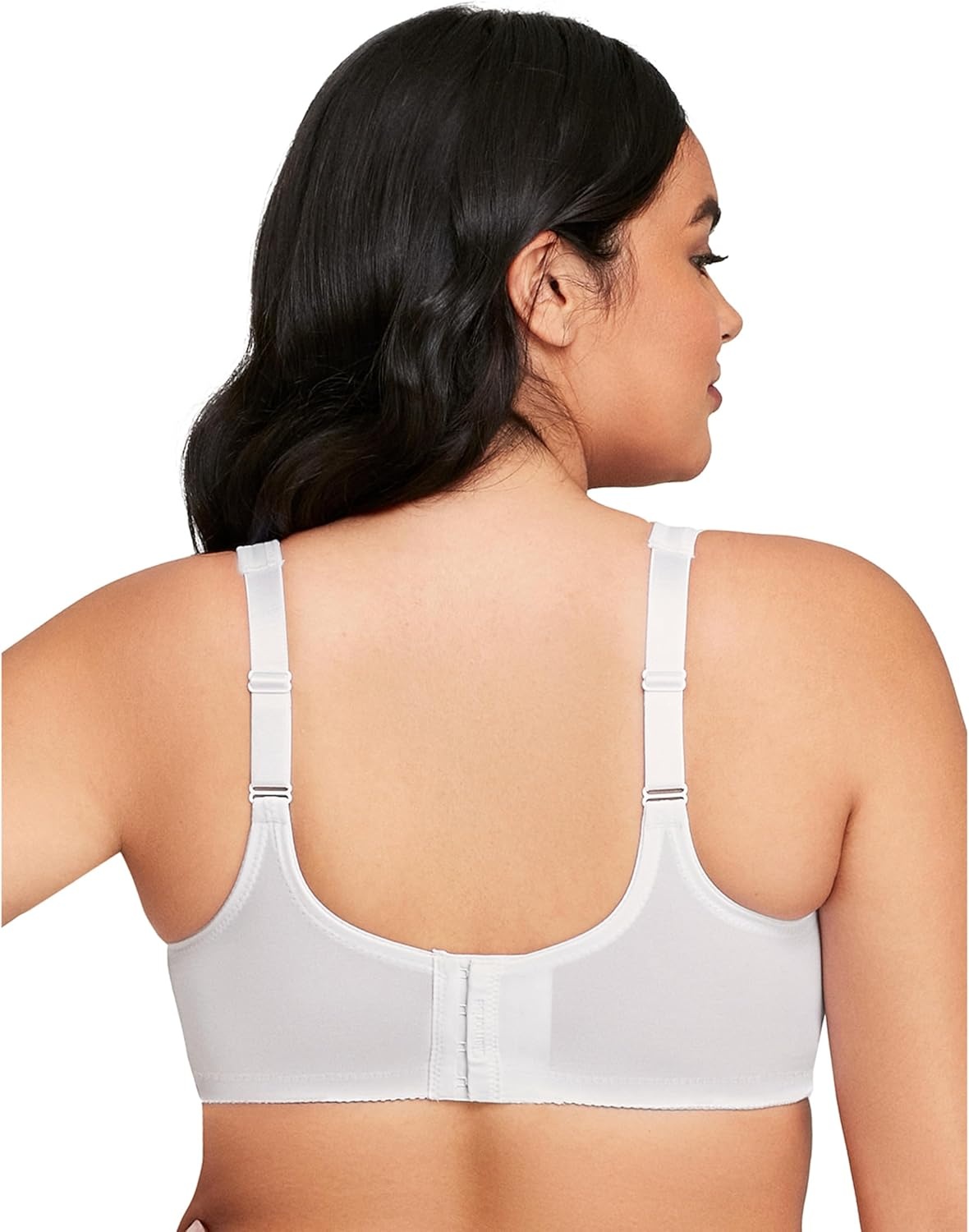 image:imageGlamorise Womens Full Figure Wirefree Minimizer Support Bra 1003White