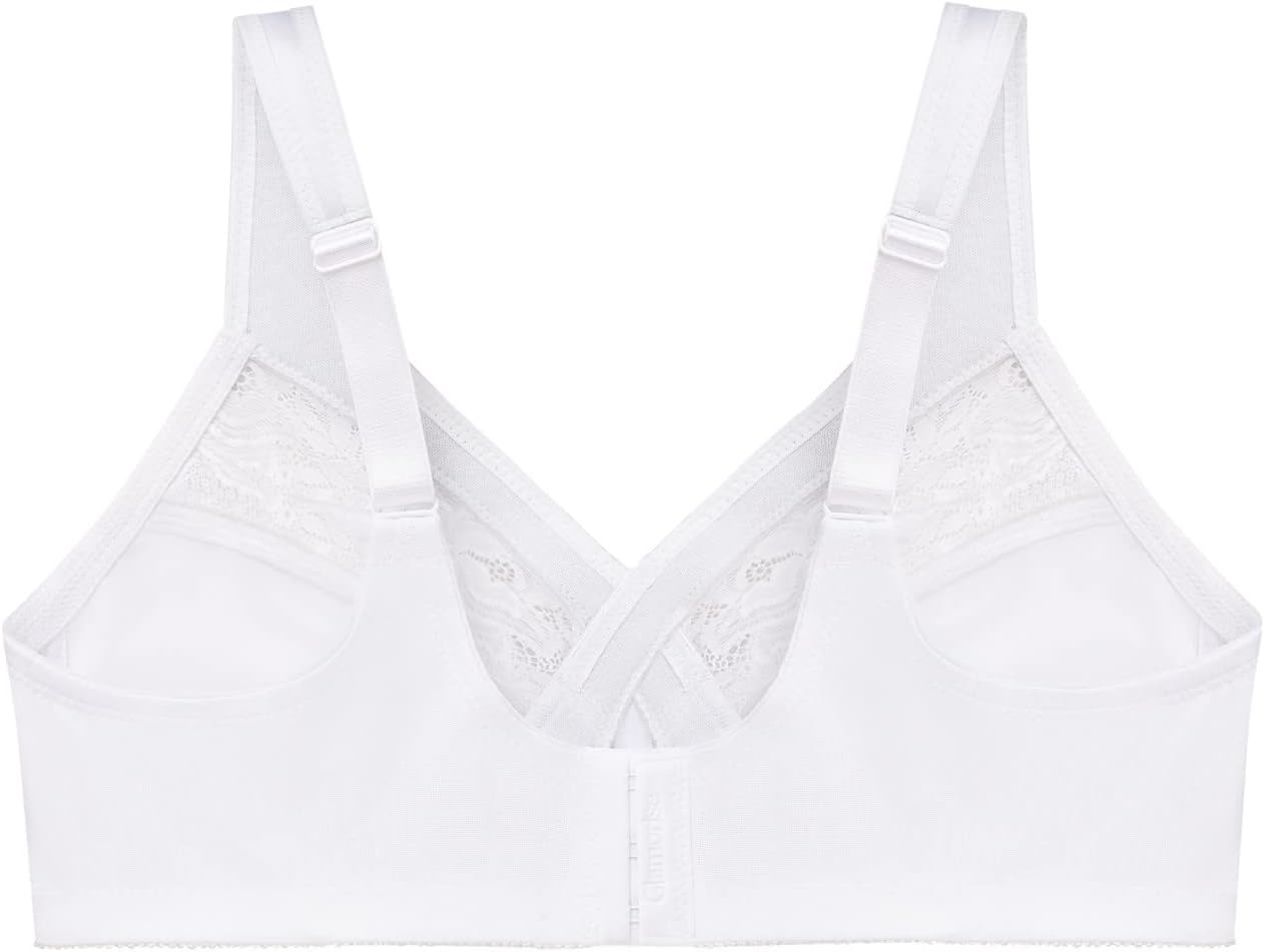image:imageGlamorise Womens Full Figure Wirefree Minimizer Support Bra 1003White
