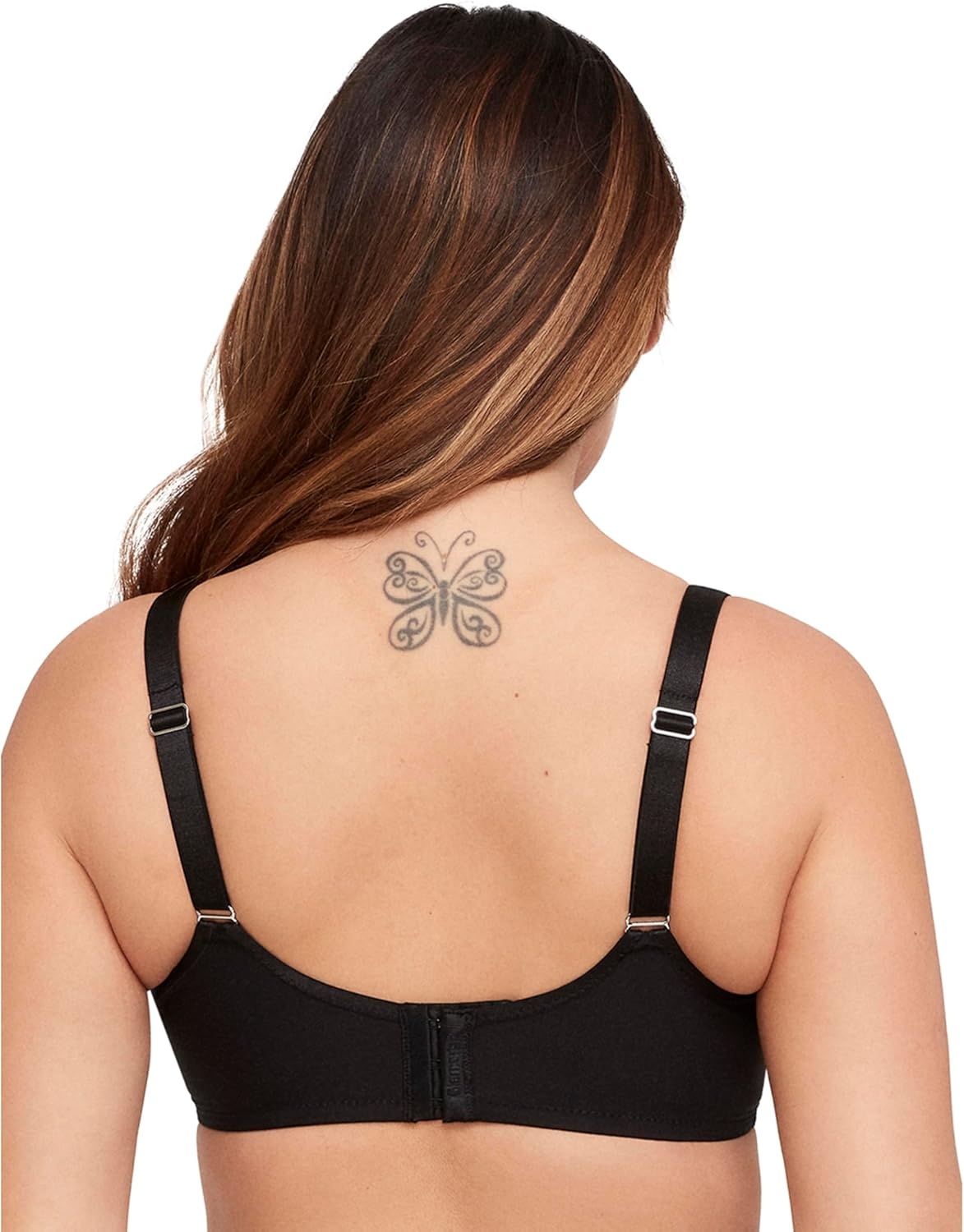 image:imageGlamorise Womens Lace Comfort Wonderwire Bra Underwire 9855Black
