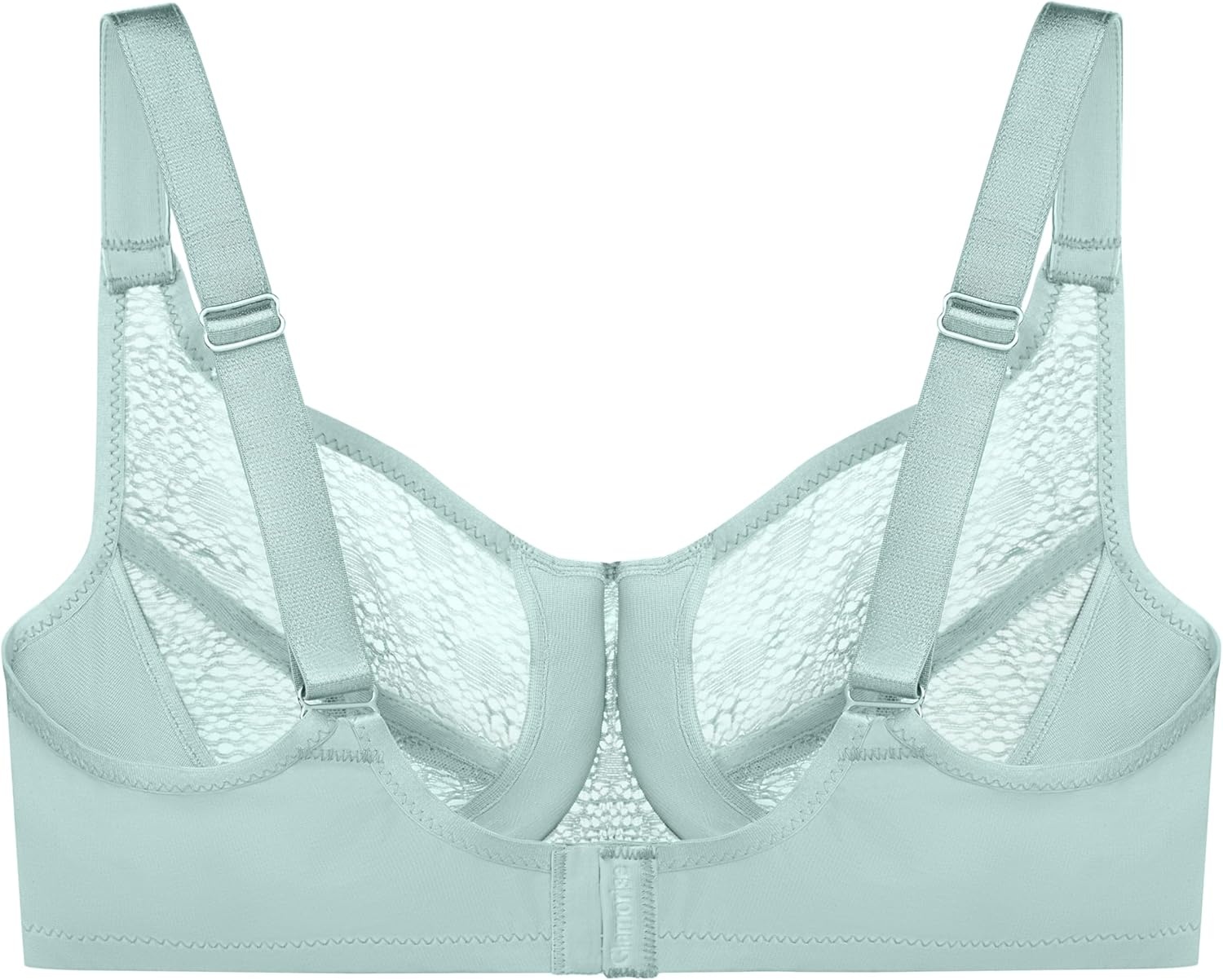 image:imageGlamorise Womens Lace Comfort Wonderwire Bra Underwire 9855Jade
