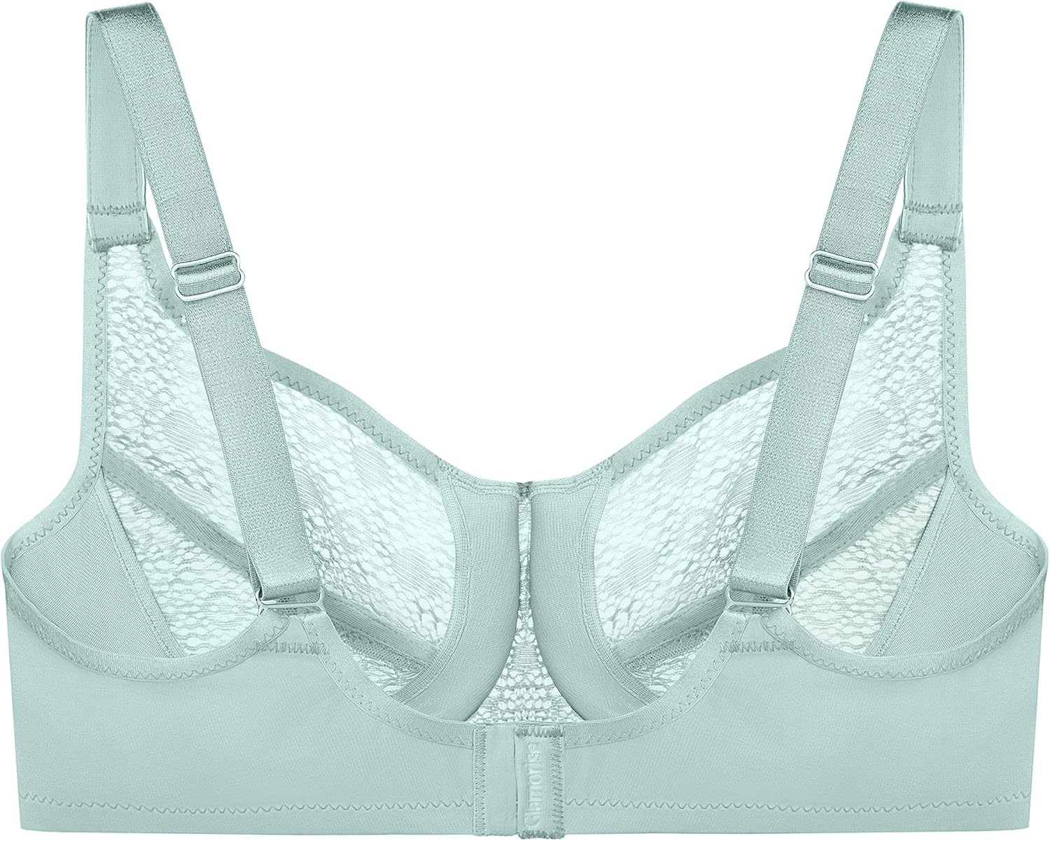 image:imageGlamorise Womens Lace Comfort Wonderwire Bra Underwire 9855Jade