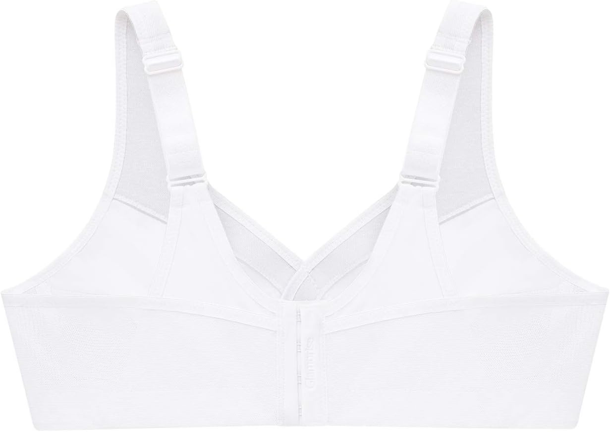 image:imageGlamorise Womens MagicLift Active Support Bra Wirefree 1005White