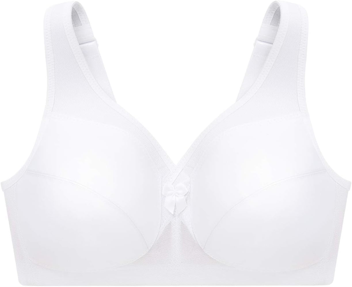 image:imageGlamorise Womens MagicLift Active Support Bra Wirefree 1005White