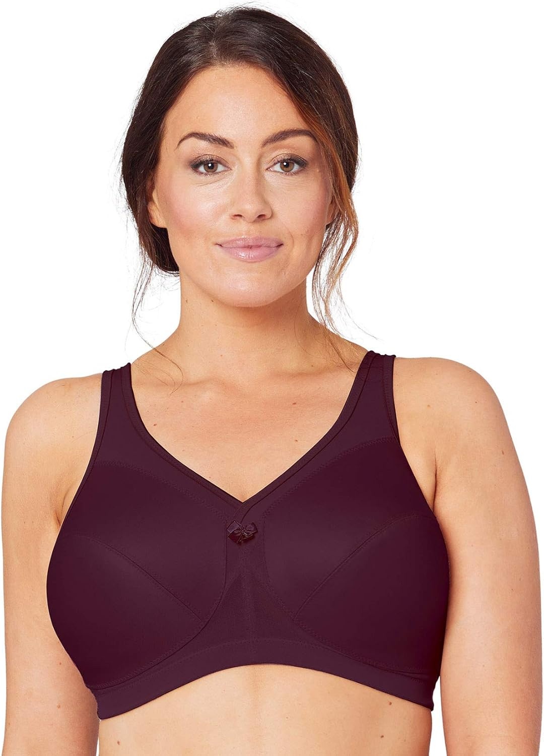 image:imageGlamorise Womens MagicLift Active Support Bra Wirefree 1005Wine