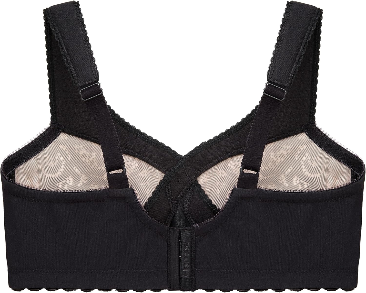 image:imageGlamorise Womens MagicLift Cotton Support Bra Wirefree 1001Black