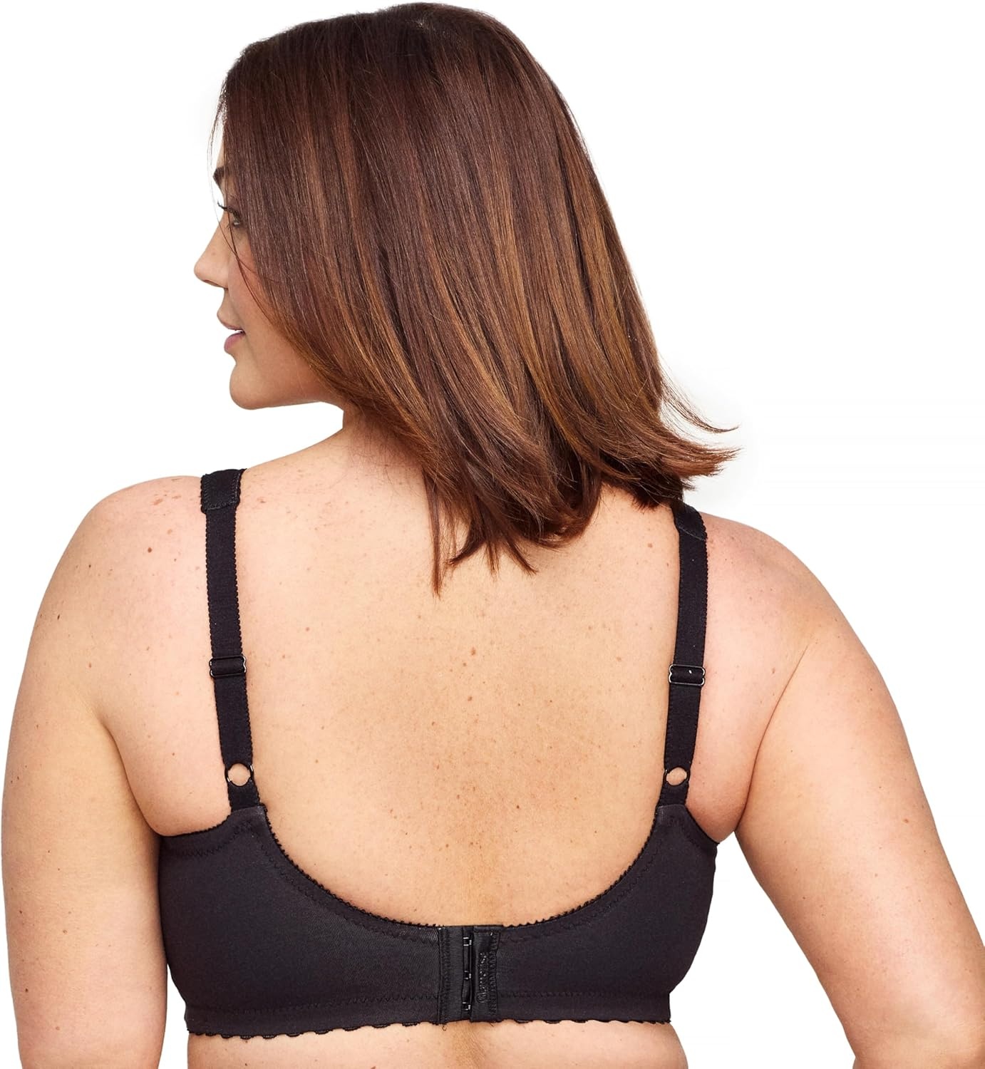 image:imageGlamorise Womens MagicLift Cotton Support Bra Wirefree 1001Black